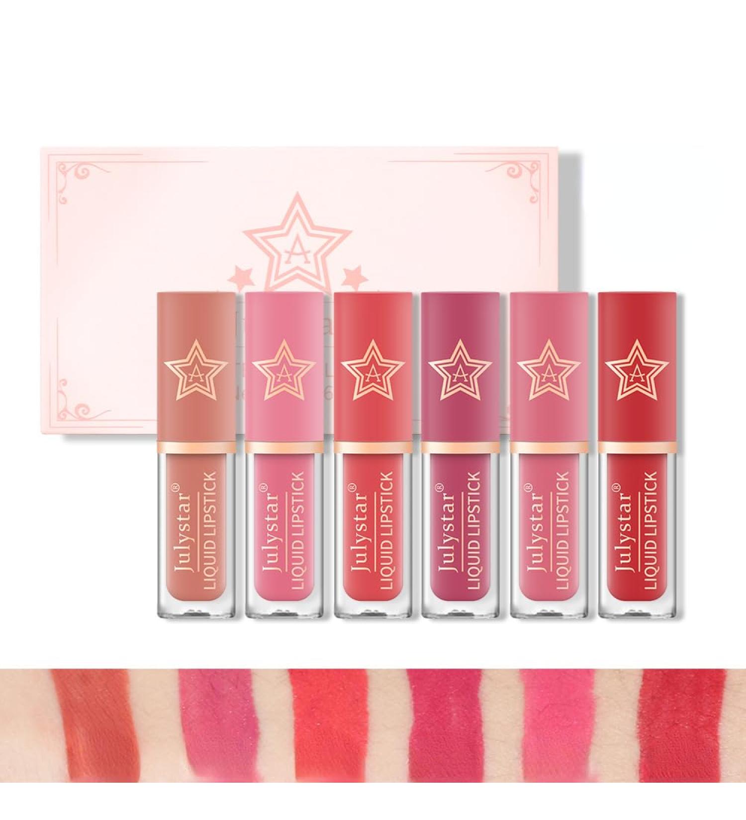 INTEROOKIE Makeup Lip and Cheek Dual Use Matte Lip Glaze Set Non Fading LongLasting Lipstick A - Buy Online on GoSupps.com