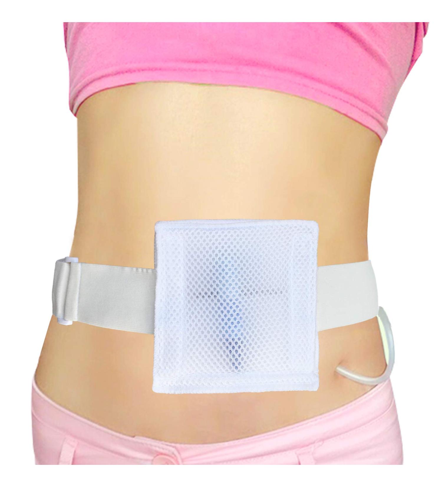 Breathable PD Belt for Peritoneal Dialysis | G Tube Holder & Covers | Gastrostomy Supplies for Adults | Large/X-Large (45-61 Inch) White - Buy Online on GoSupps.com