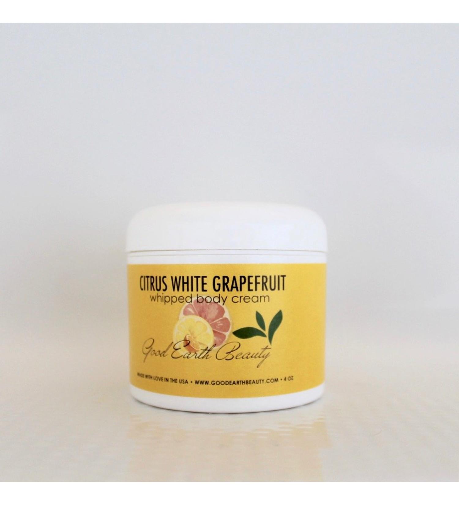 Good Earth Beauty Body Cream - Citrus White Grapefruit - Natural - 4 Ounce