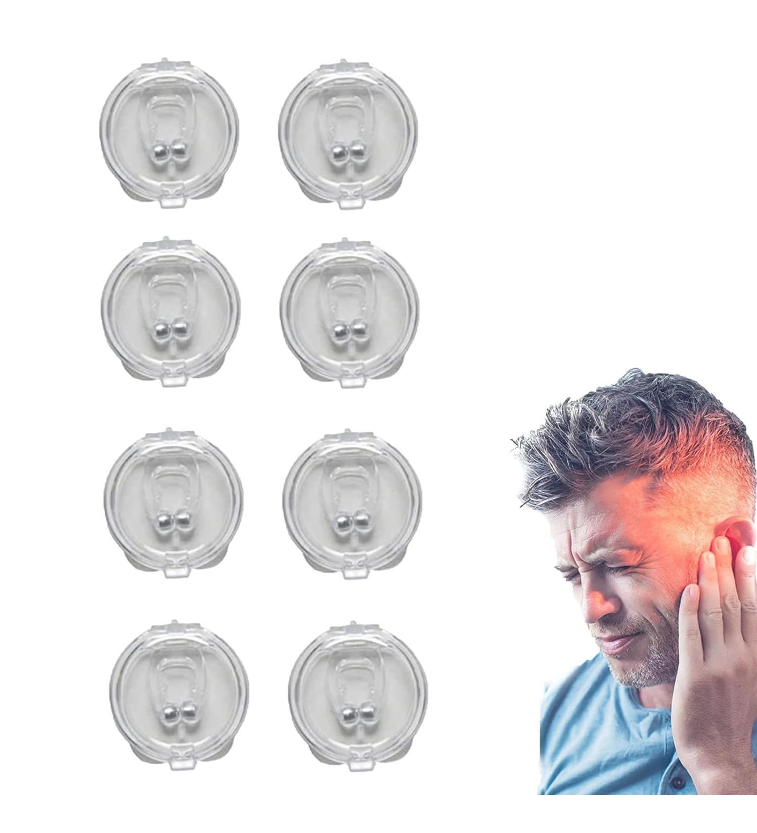 AuriCalm Tinnitus Relief Device 2/4 Pair Tinnitus Ear Cuff Set for Ringing Ears-Device Stop Ear Ringing (4pair) - Buy Online on GoSupps.com