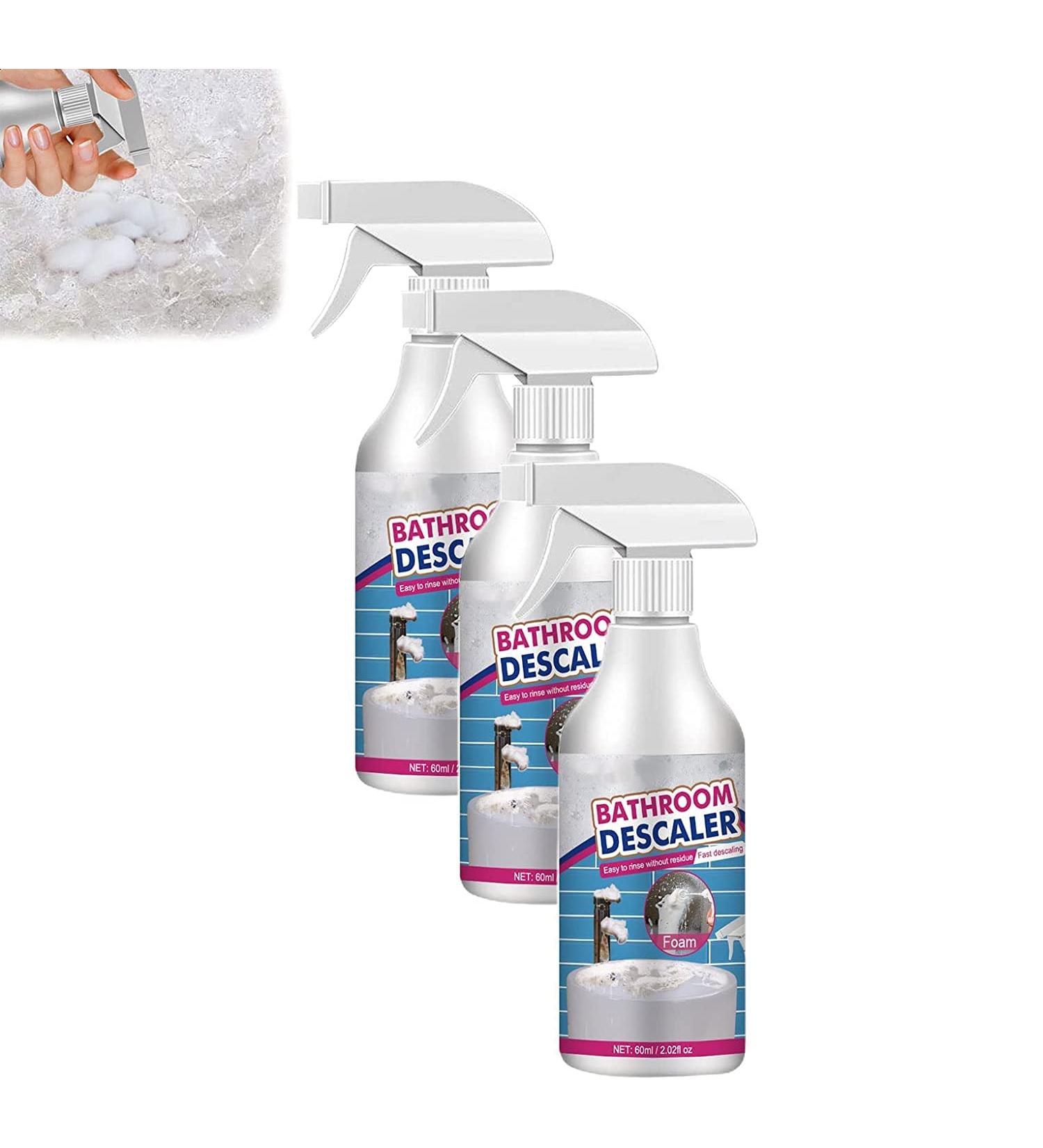 Bathroom Descaler Spray Bathroom Foam Cleaner Spray Bathroom Descaler Cleaner Limescale Cleaner Shower Stubborn Stains Cleaner All-Purpose Bubble Cleaner (3 Pieces) 3 pieces. - Buy Online on GoSupps.com