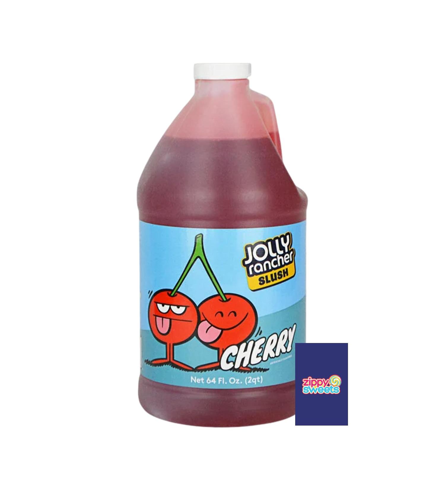 ZippySweets - Cherry Flavour Slushie Syrup 1/2 Gallon 5:1 Concentrate for Slushy Machine Tastes Like Your Favourite Cherry Candy Includes Bonus Mixing Guide for Slushie Machine Enthusiasts - Buy Online on GoSupps.com