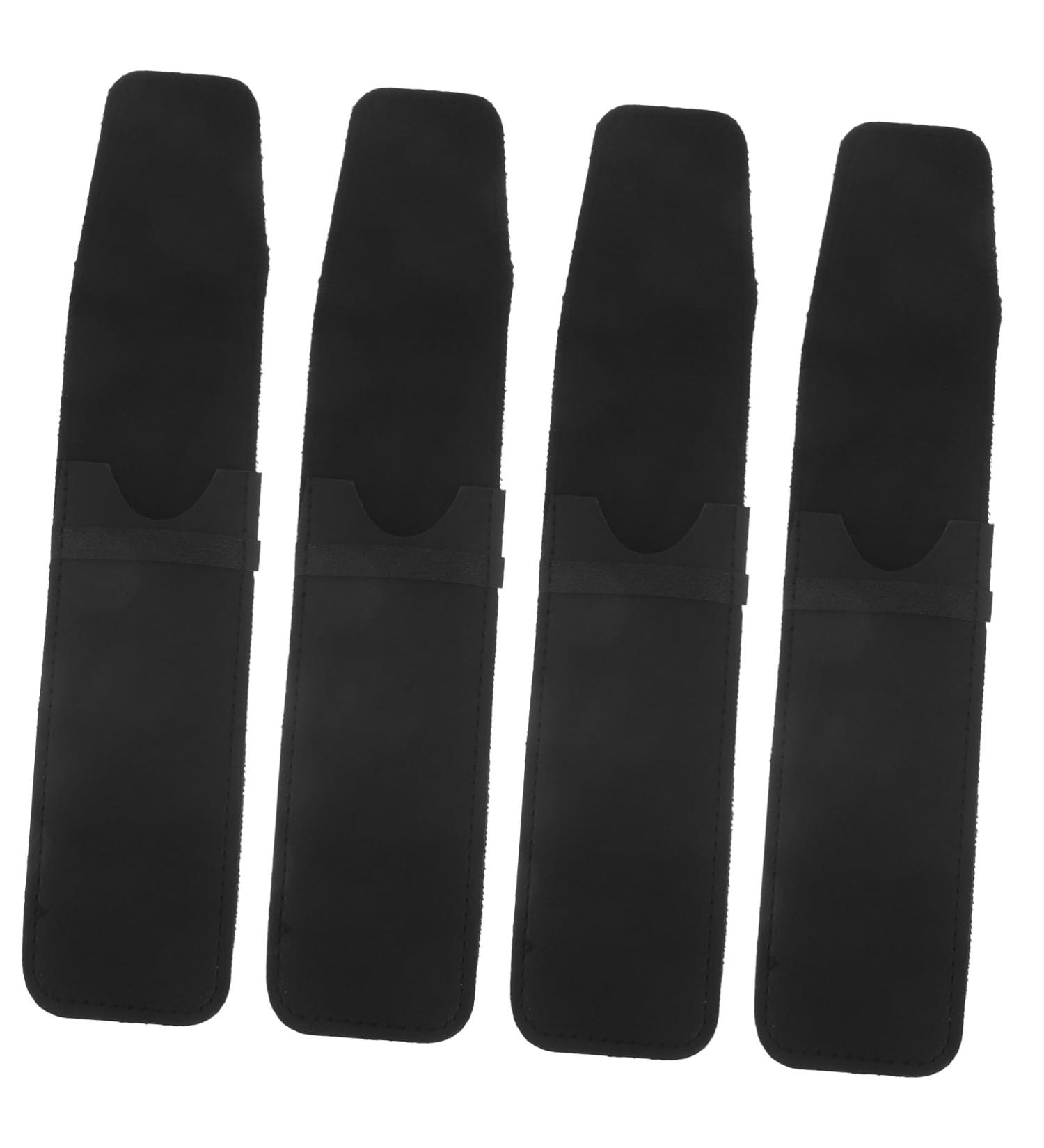 Buy Minkissy 4-Piece Men's Razor Accessories Set Travel Case Protective Cover & Leather Bag for Shaving - Buy Online on GoSupps.com