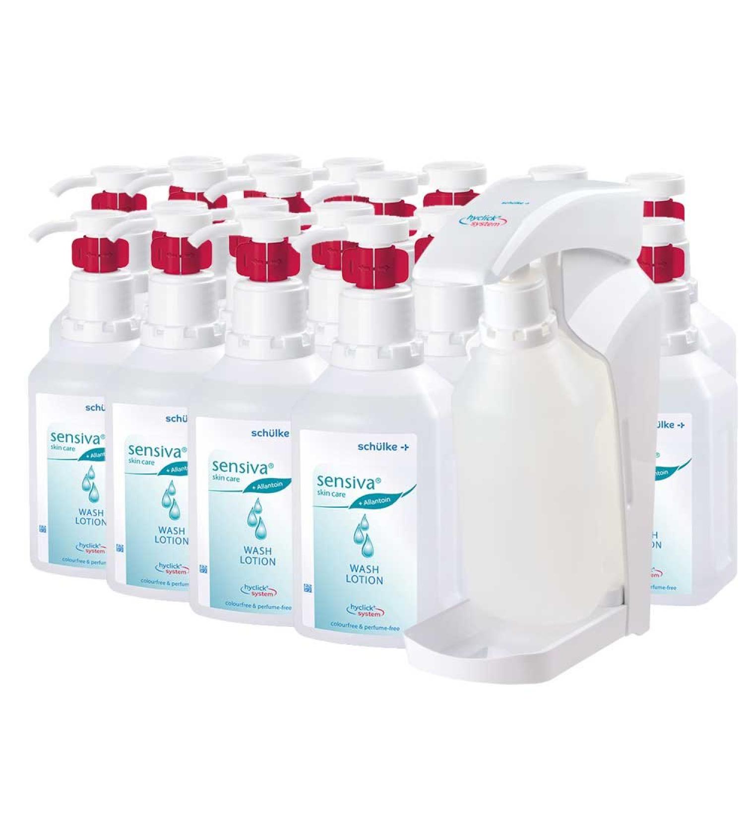 Sch lke Lot of 20 lotions de lavage hyclick Sensiva 500 ml - Buy Online on GoSupps.com