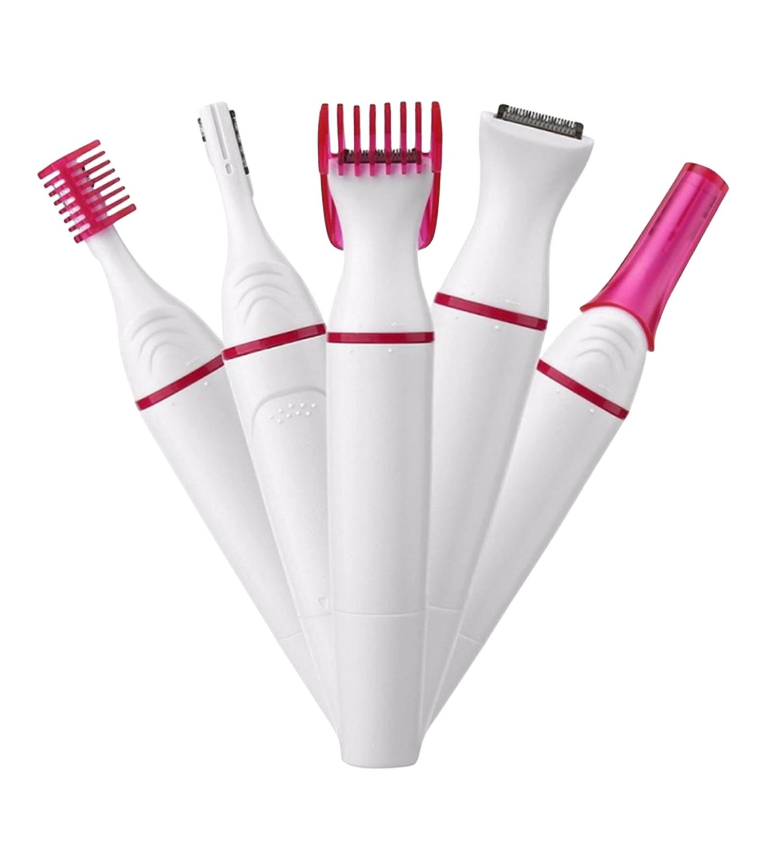 Electric Razor for Women - 2-in-1 Pain-Free Eyebrow Epilator & Shaver for Face Eyebrows Lip Nose Legs Armpits & Bikini - Buy Online on GoSupps.com