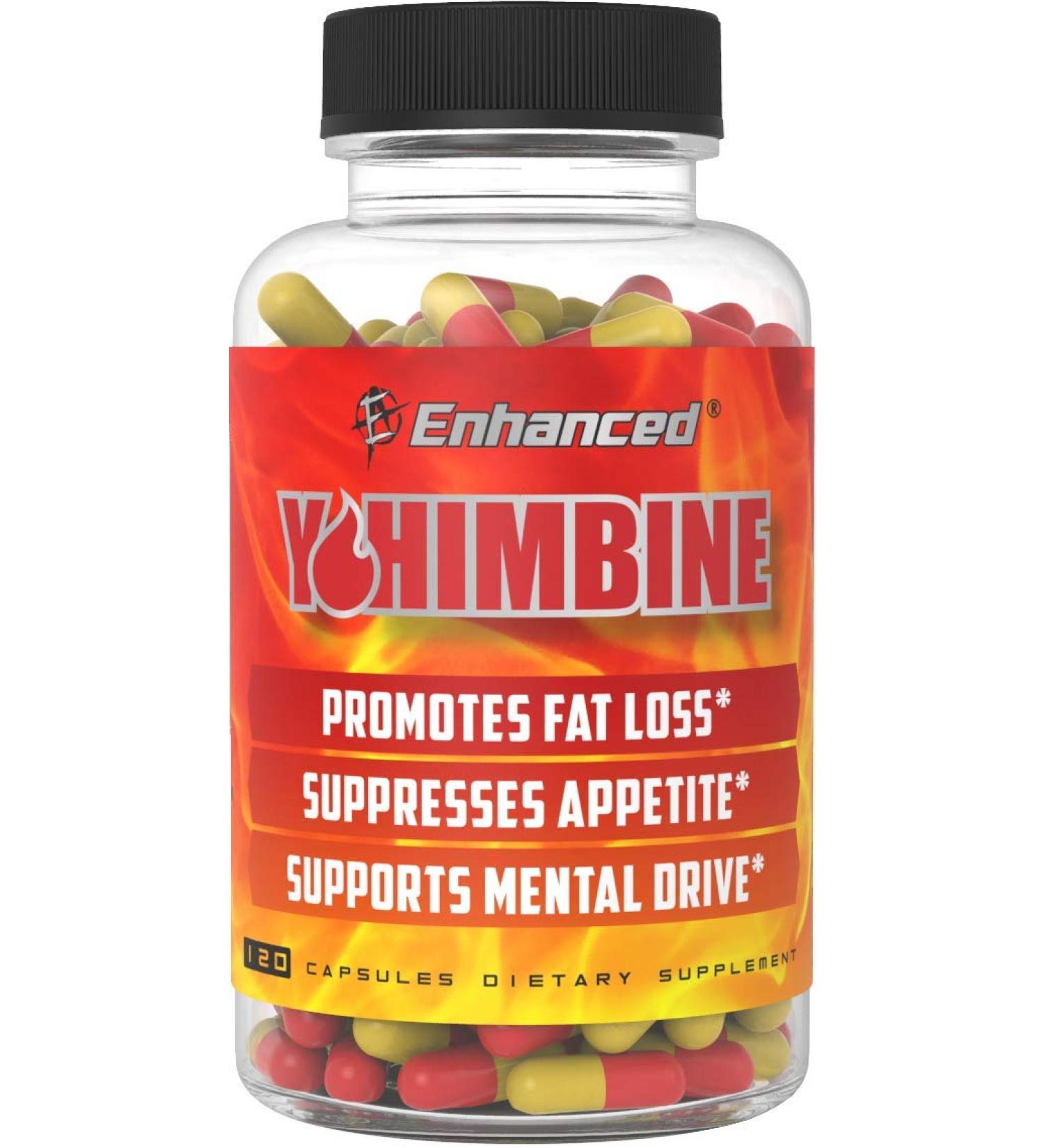 Enhanced Labs Yohimbine Fat Shredding Accelerator - Powerful Fat Cutting Supplement (120 Capsules) - Buy Online on GoSupps.com
