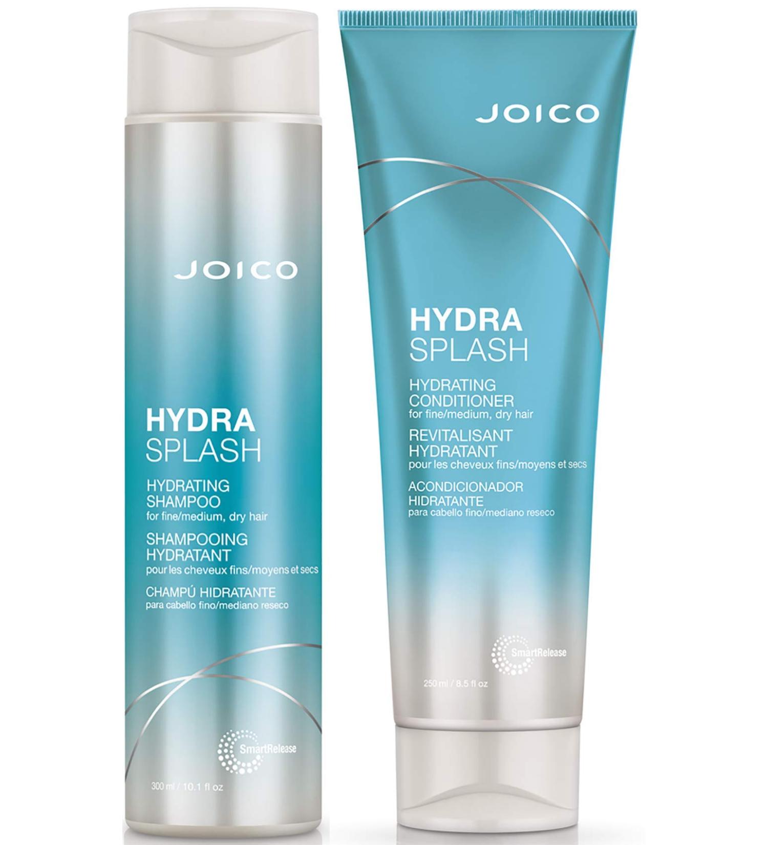 Joico HydraSplash Hydrating Shampoo & Conditioner Set for Fine/Medium/Dry Hair - 2 Piece Set - Buy Online on GoSupps.com