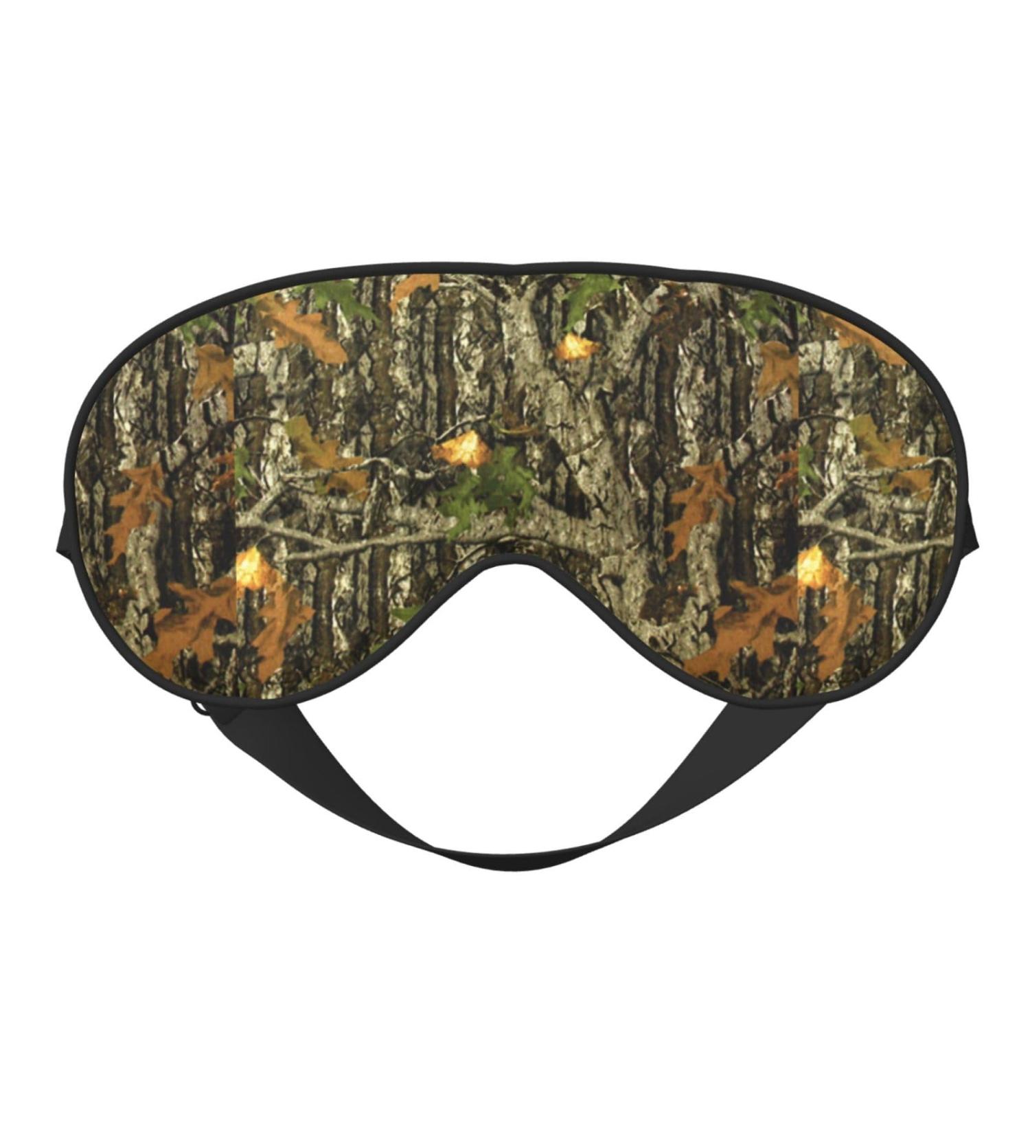 Buy Double-Sided Camouflage Eye Mask - Unisex Brown Sleep Shade for Hunting & Relaxation - International Shipping Available - Buy Online on GoSupps.com