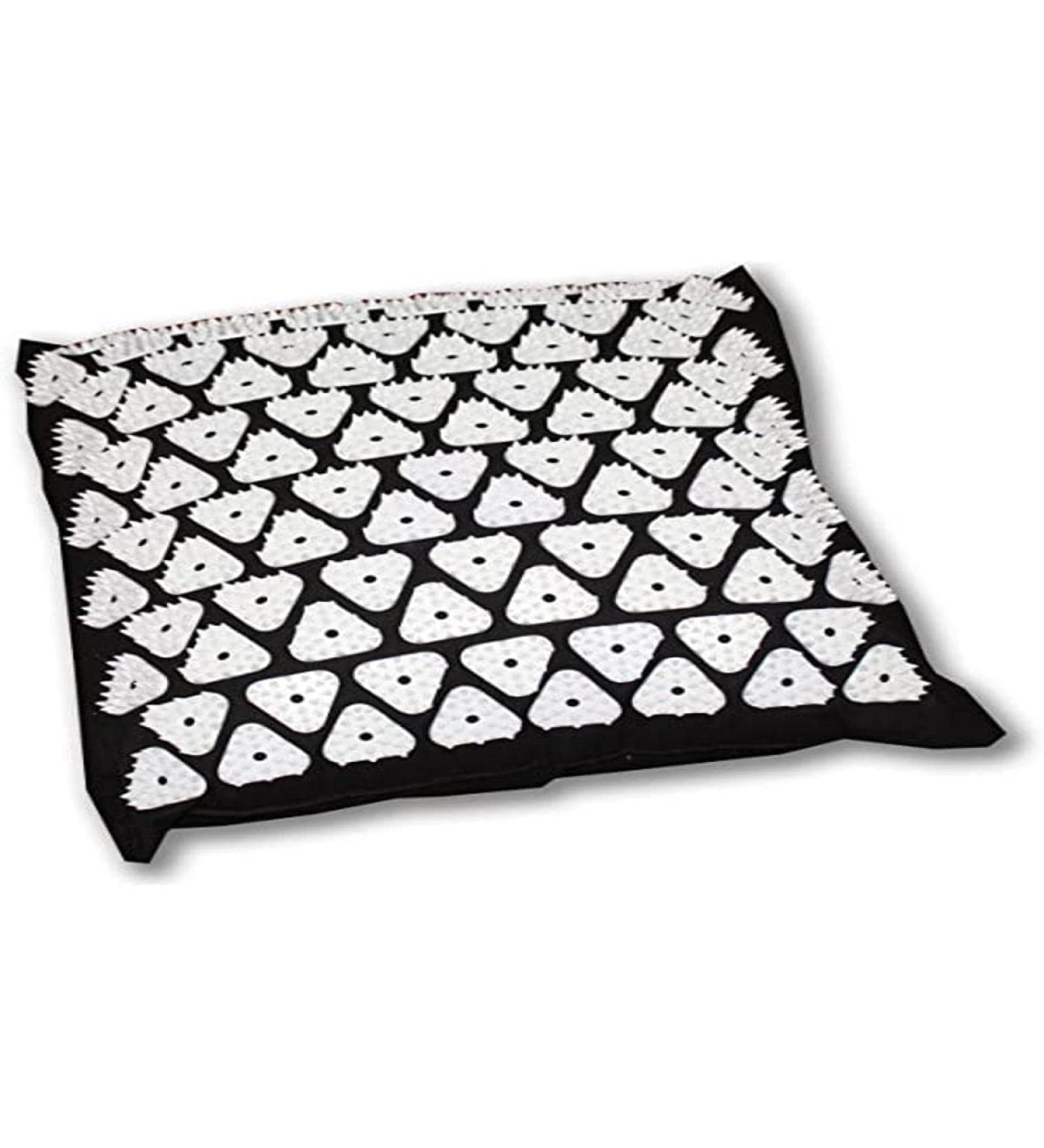 Makant Shanti Acupressure Pillow/Nail Pillow (34 x 34 x 11 cm Black)