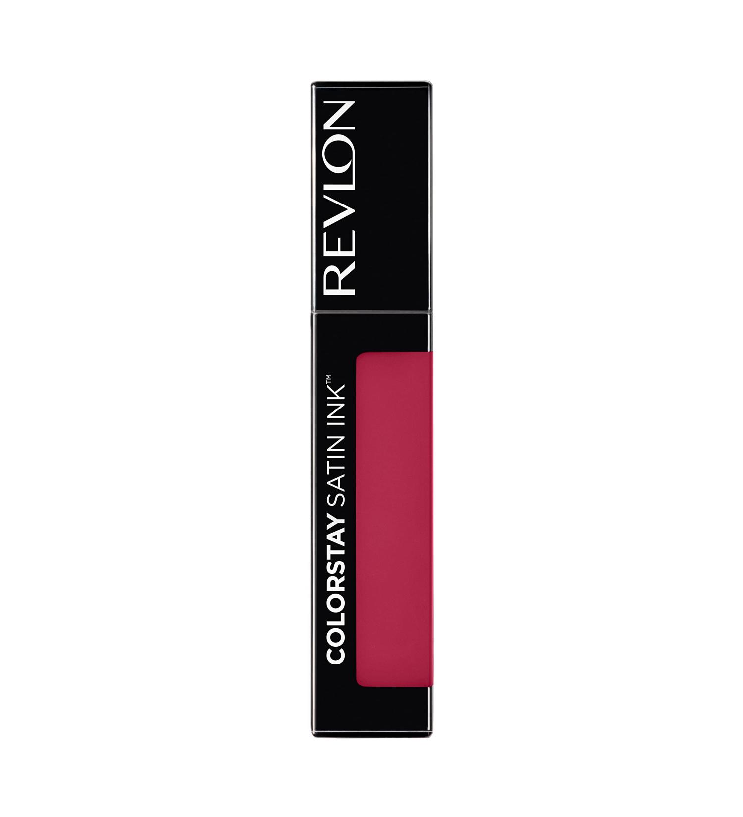 REVLON ColorStay Satin Ink Crown Jewels Pink Duchess Liquid Lipstick - Longlasting & Waterproof Lipcolor with Black Currant Seed Oil - 0.17 fl oz (Pack of 1) - Buy Online on GoSupps.com