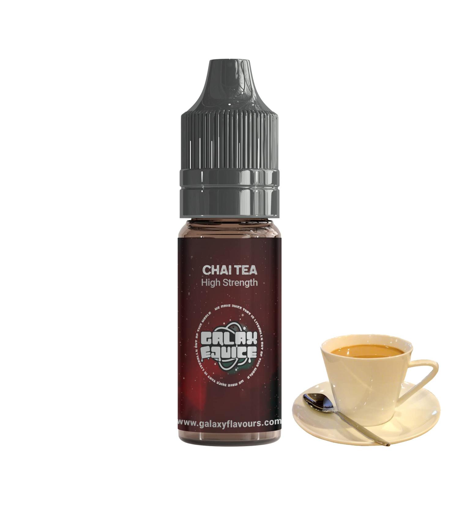 Chai Tea High Strength Flavouring - 230+ Flavours | Galaxy Food Flavours - 10ml Bottle - Buy Online on GoSupps.com
