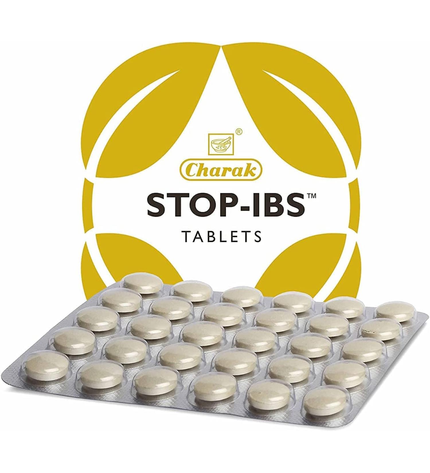 Charak Pharma Stop-IBS Tablet - Relief for Irritable Bowel Syndrome (30 Tablets) - Buy Online on GoSupps.com