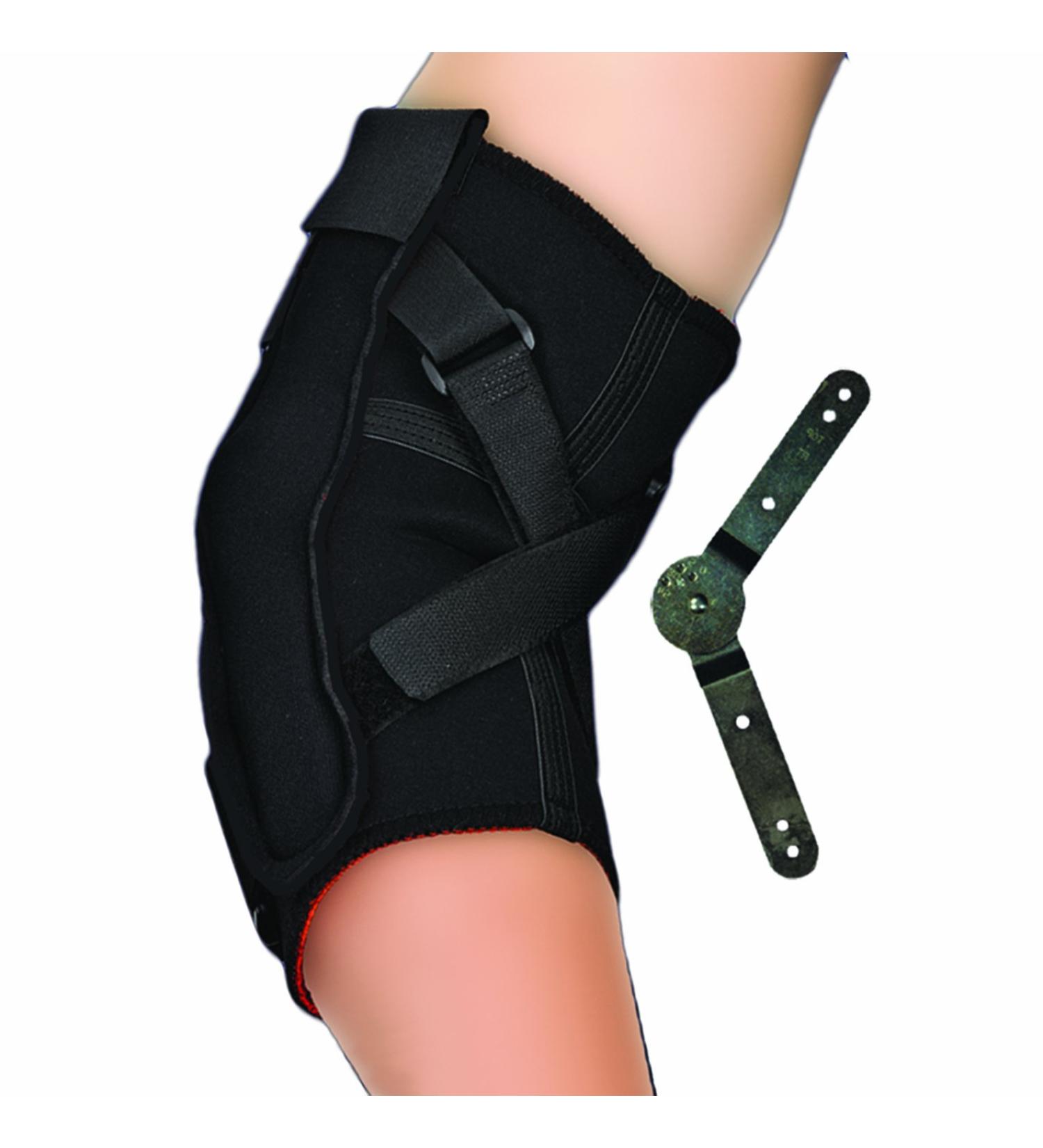 Thermoskin Range of Motion Hinged Elbow Brace - Small Black | Best Support for Injury Recovery & Performance - Buy Online on GoSupps.com
