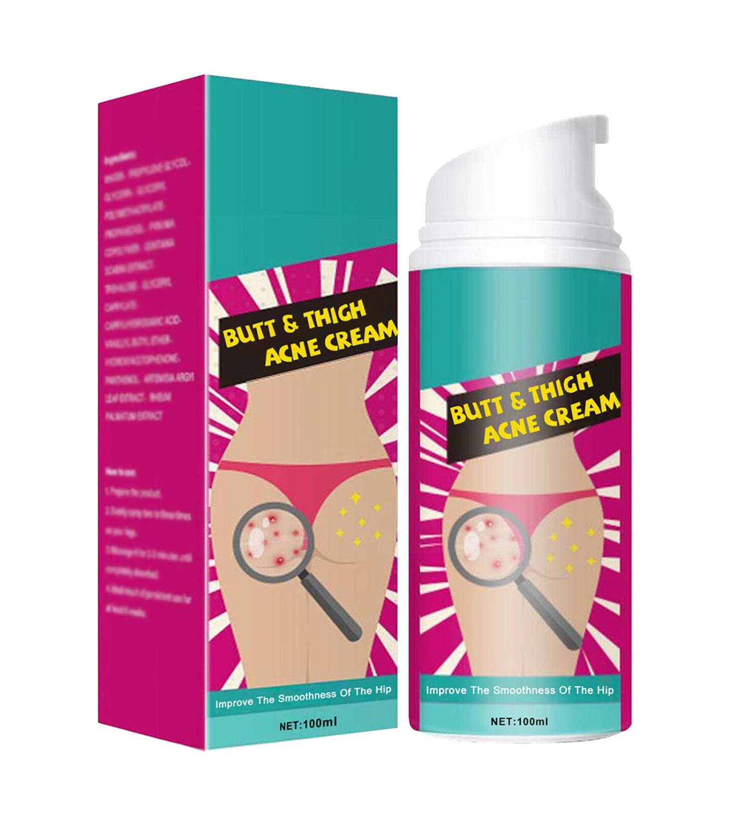  GNAUMORE Acne Cream for Buttocks Acne Cleansing Cream for Buttocks Cream for Buttock Spots Butt Acne Clearing Spot Treatment Spot Dissolving Cream for Buttocks 100ml - Buy Online on GoSupps.com