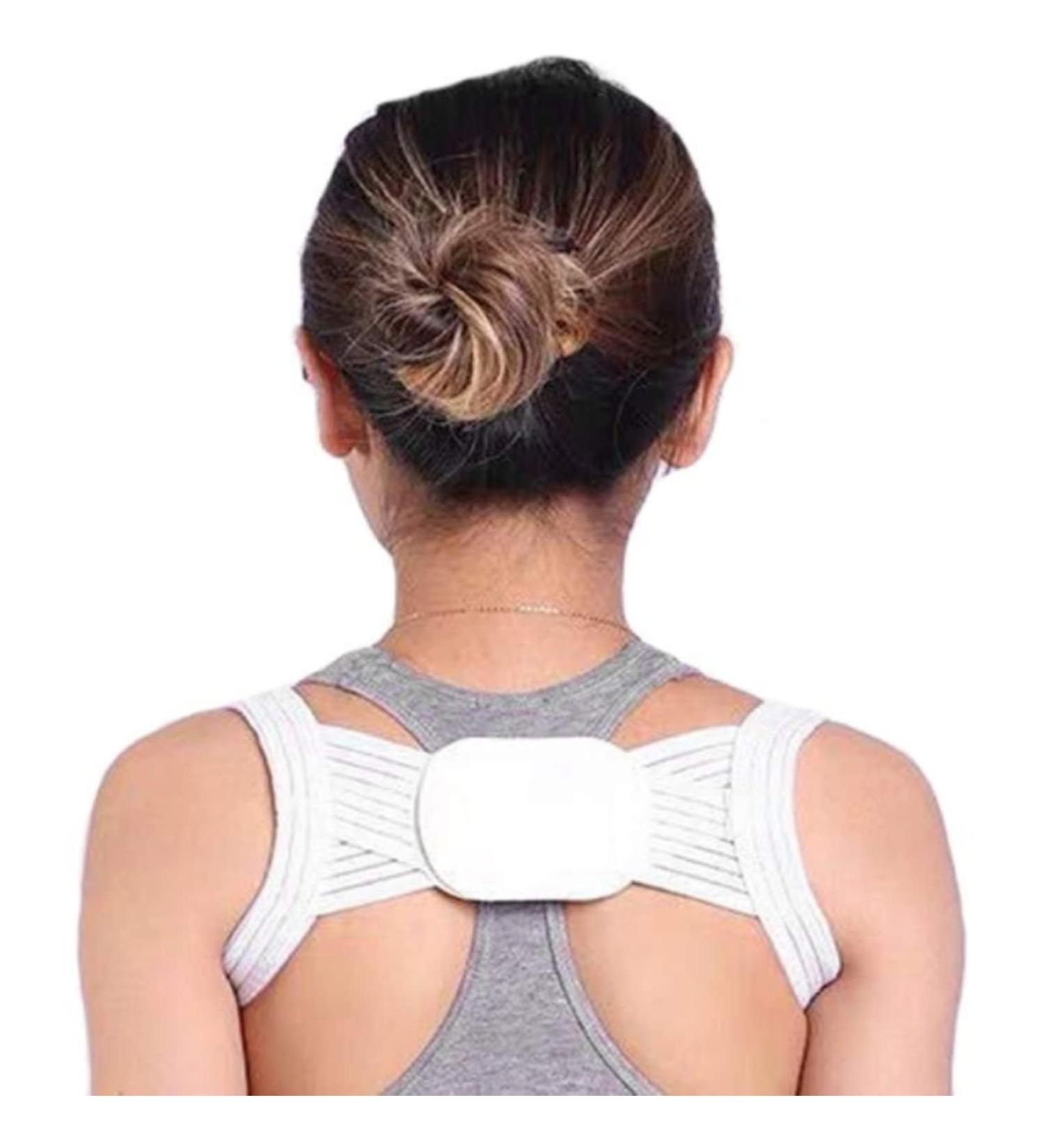 Copper Compression Upper Back Support Belt | Adjustable Posture Corrector Brace for Men, Women & Children | Breathable Shoulder Back Straightener - Improve Posture Now! - Buy Online on GoSupps.com
