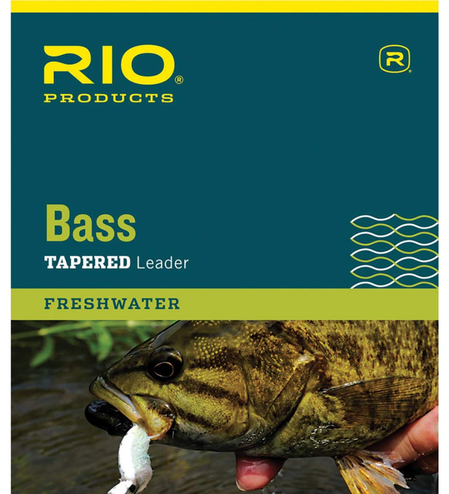 RIO Products Leaders Bass Leaders 9' 12Lb 3 Pack, Clear