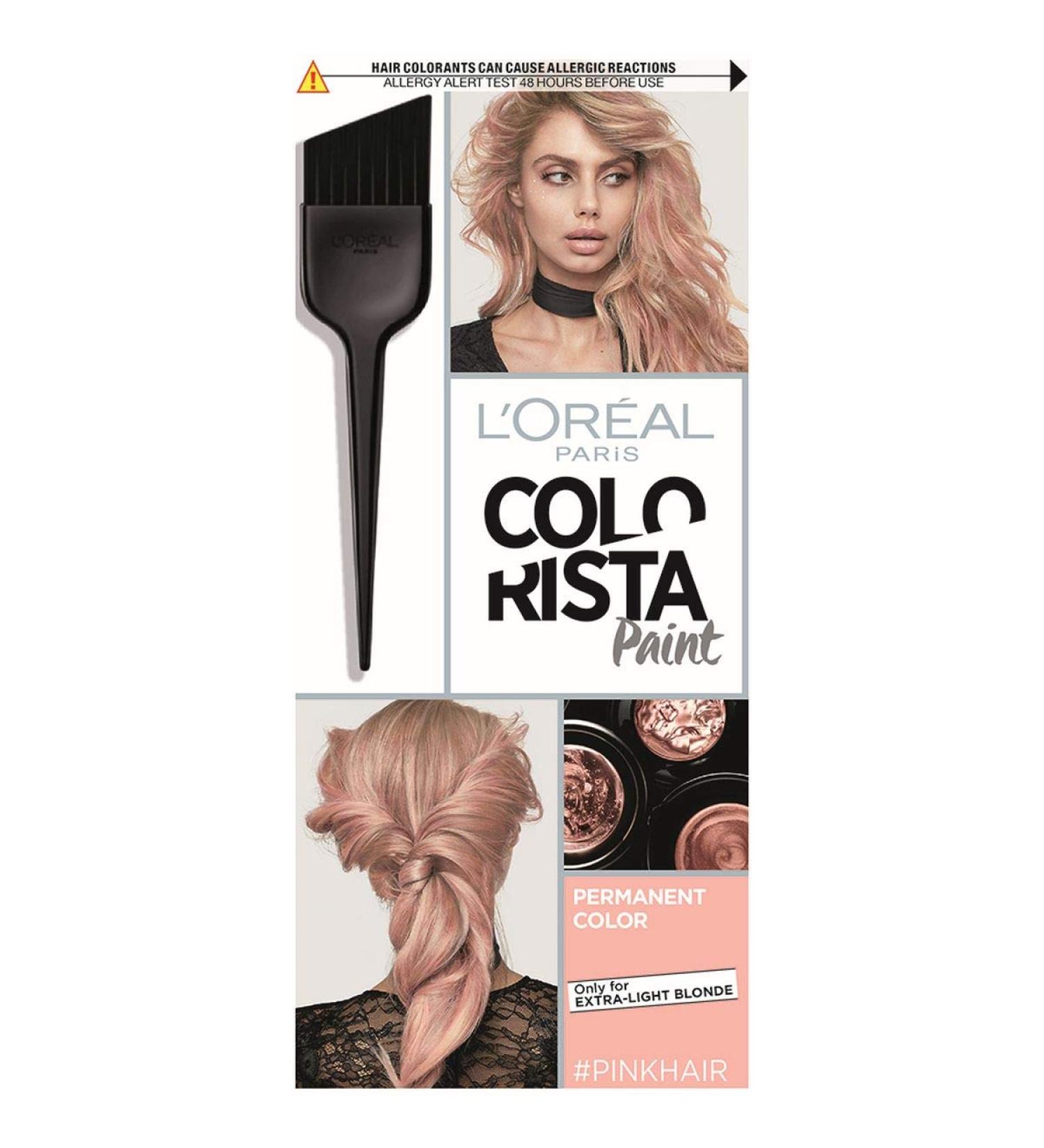 L'OREAL Colorista Paint Pink Hair Dye 1 Count - Vibrant Color Results - Buy Online on GoSupps.com