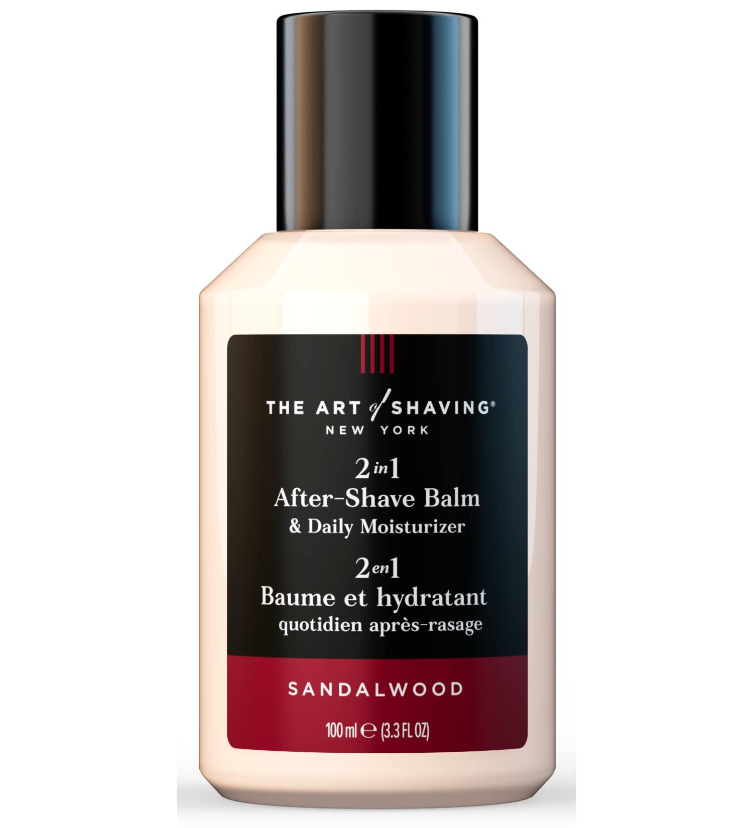 The Art of Shaving Sandalwood After-Shave Balm 3.3 Fl Oz - Daily Moisturizer | Long-lasting, Anti-Aging Formula | Clinically Tested for Sensitive Skin - Buy Online on GoSupps.com