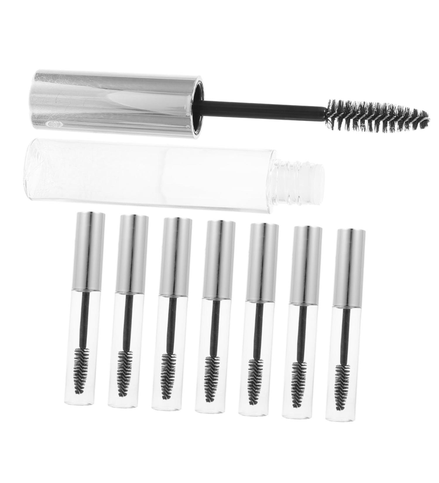 PLAFOPE 8pcs Mascara Empty Tube Empty Mascara Tube and Wand Diy Mascara Bottle Miss Growth Fluid Round - Buy Online on GoSupps.com