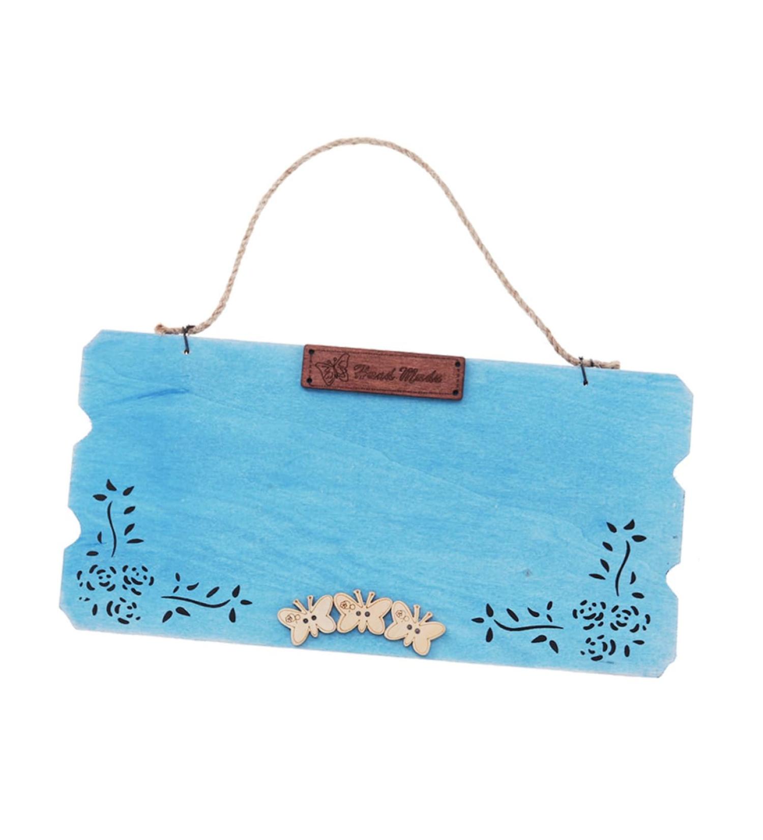 ABOOFAN Blank Hanging Wood Plaque Sign Halloween Body Parts Door Plaque House Number Wooden The Sign medium Blue - Buy Online on GoSupps.com