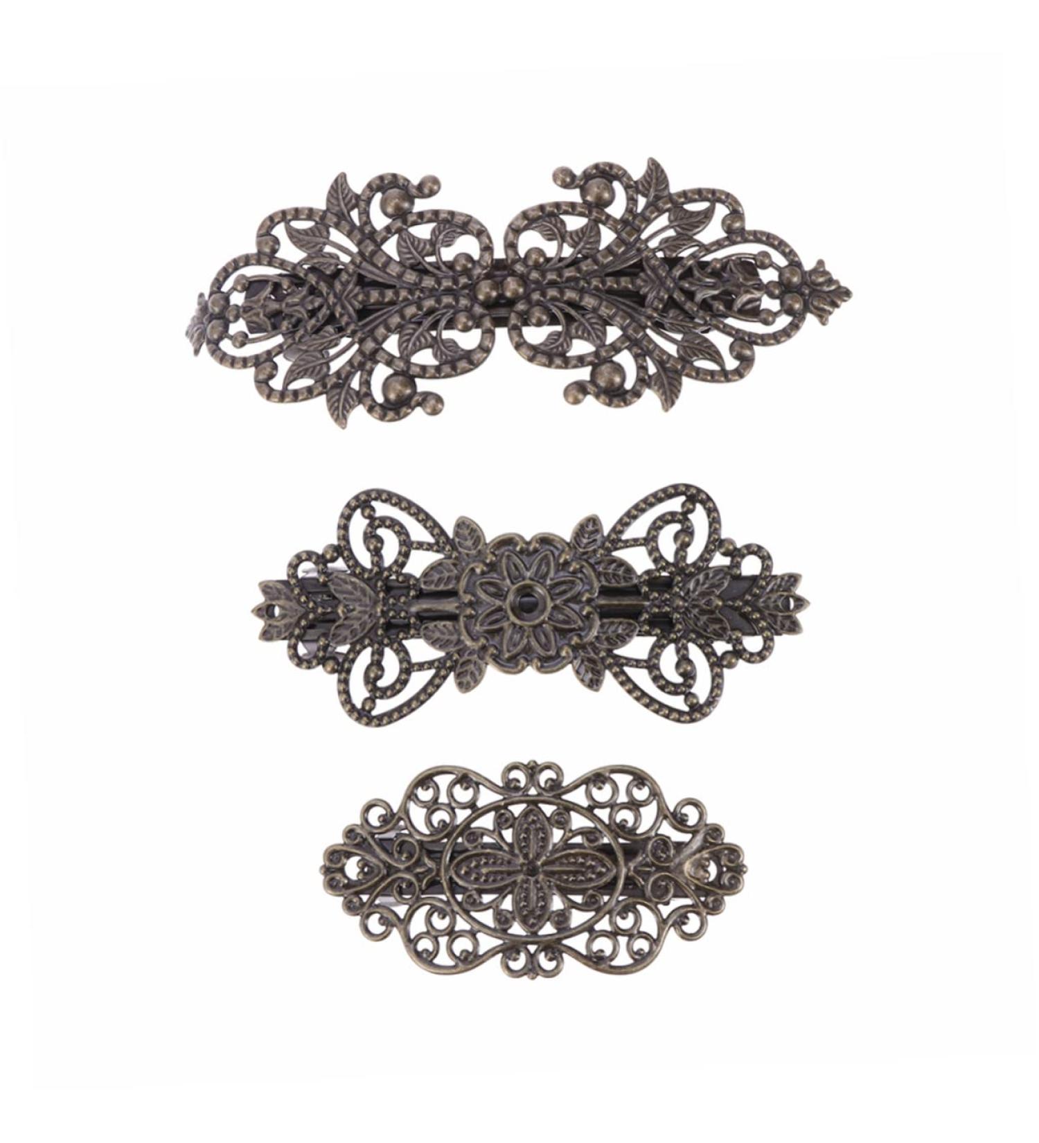 Beaupretty Women Hair Clip Comb banana hair crystal bobby banana ponytail hair comb clasp alligator s octopus jaw hair hair ponytail retro hair French Miss Securing Banana - Buy Online on GoSupps.com