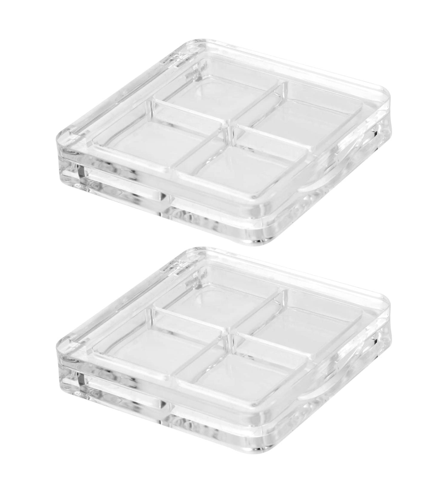 Minkissy 2-St Empty Lipstick Palette & Magnetic Travel Container - Fire Eyeshadow Shell & Makeup Palette for On-the-Go Beauty - Buy Online on GoSupps.com