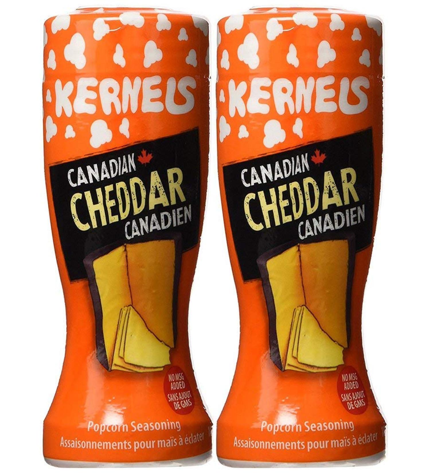 Kernels Popcorn Seasoning Can Cheddar 100g (2 Pack)