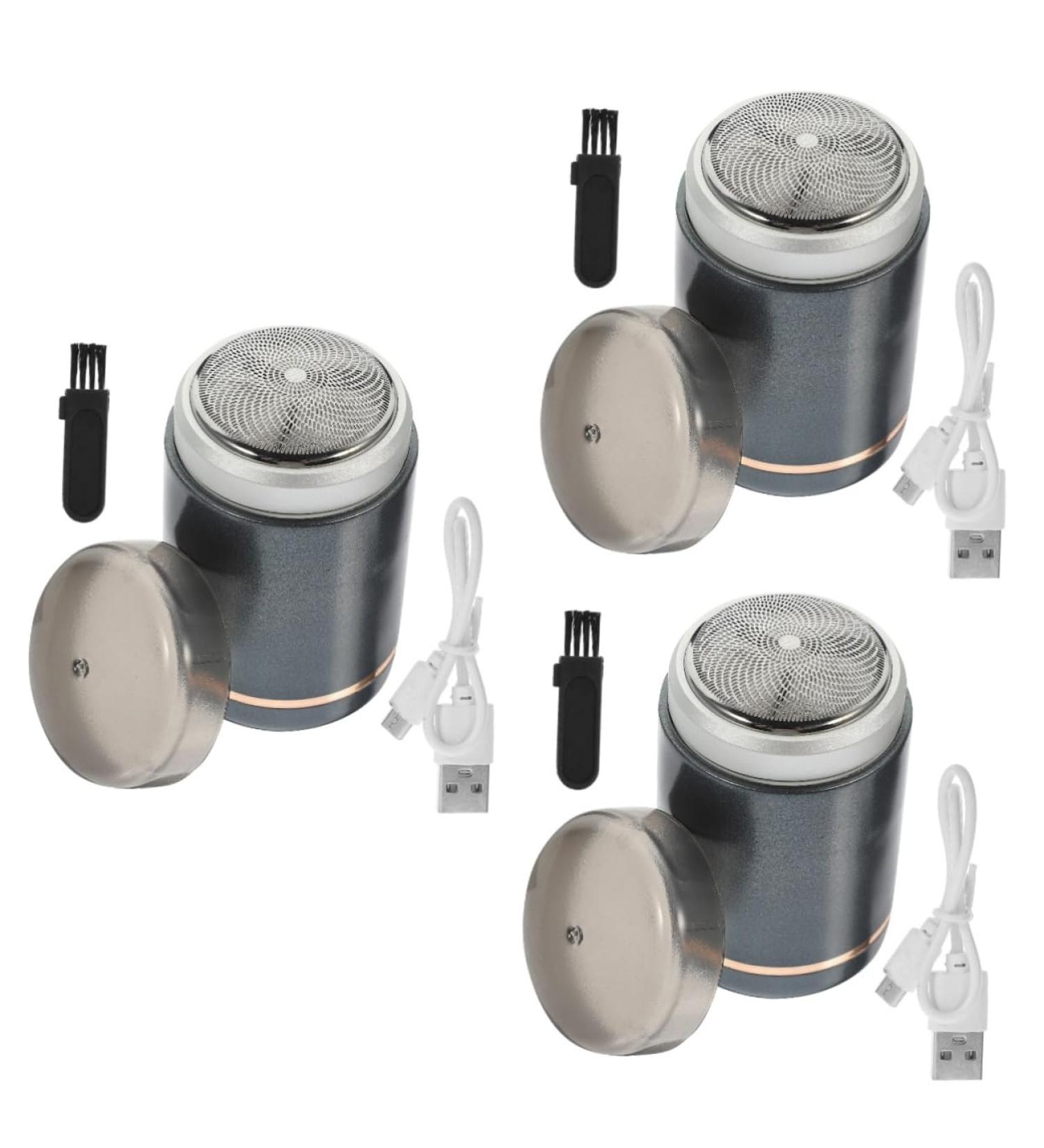 Angoily 3 Set Electric Hair Clipper & Beard Trimmer - Men's Grooming Kit for Daily Use Travel-Friendly Aluminum Alloy - Buy Online on GoSupps.com