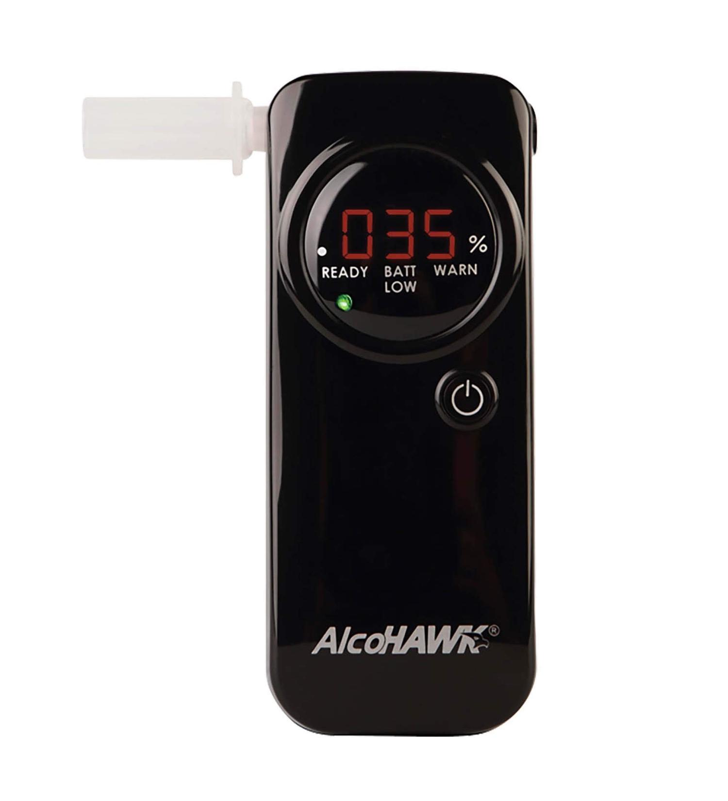 AlcoHAWK PRO FC Breathalyzer - Professional-Grade Alcohol Tester with Fuel Cell Technology | 3-Digit Readout and Enhanced Accuracy | Portable BAC Breathalyzer - Buy Online on GoSupps.com