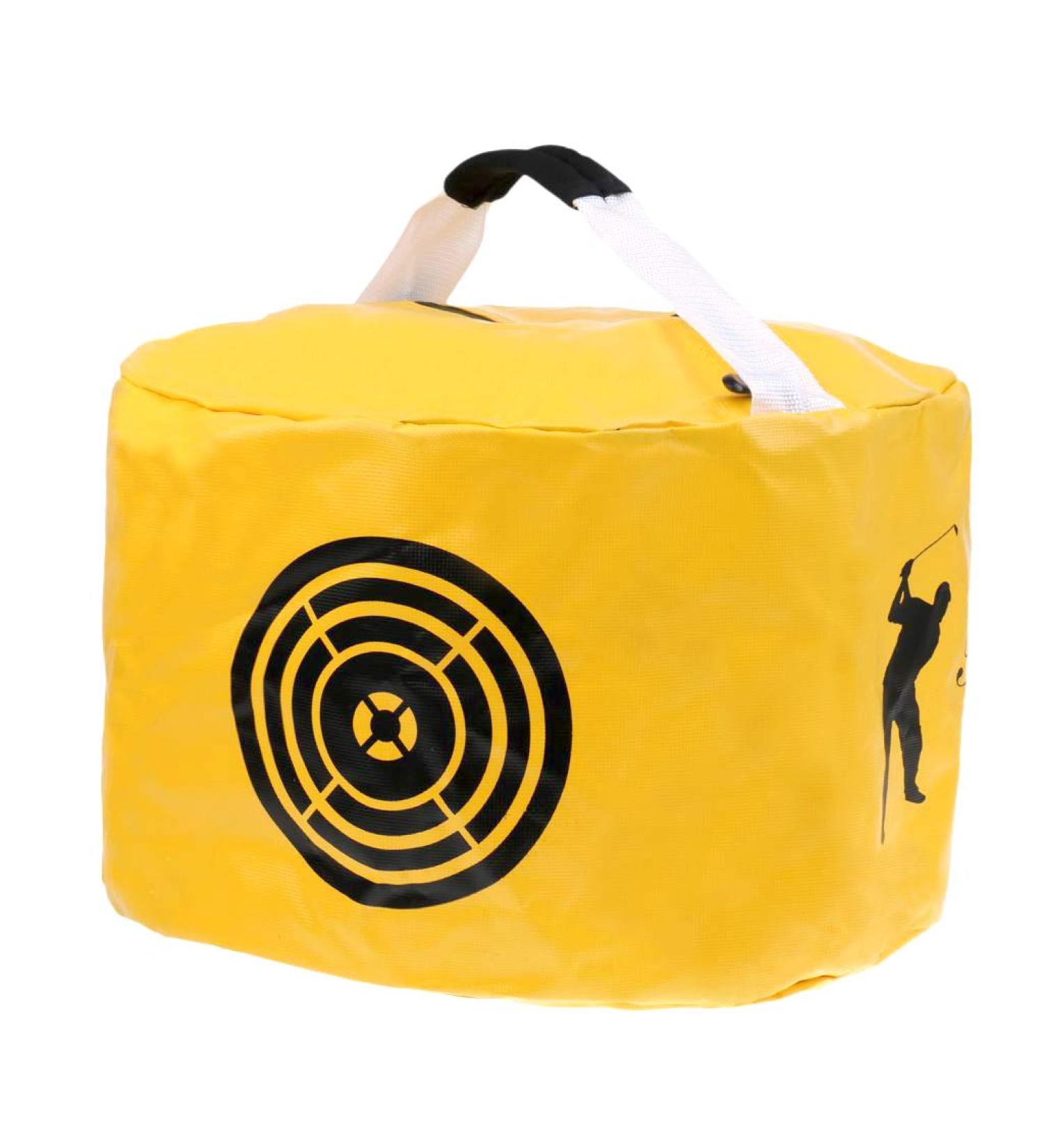 TuhooMall Golf Impact Power Smash Bag | Swing Training Aid for Powerful Hitting | Waterproof & Durable - Yellow - Buy Online on GoSupps.com