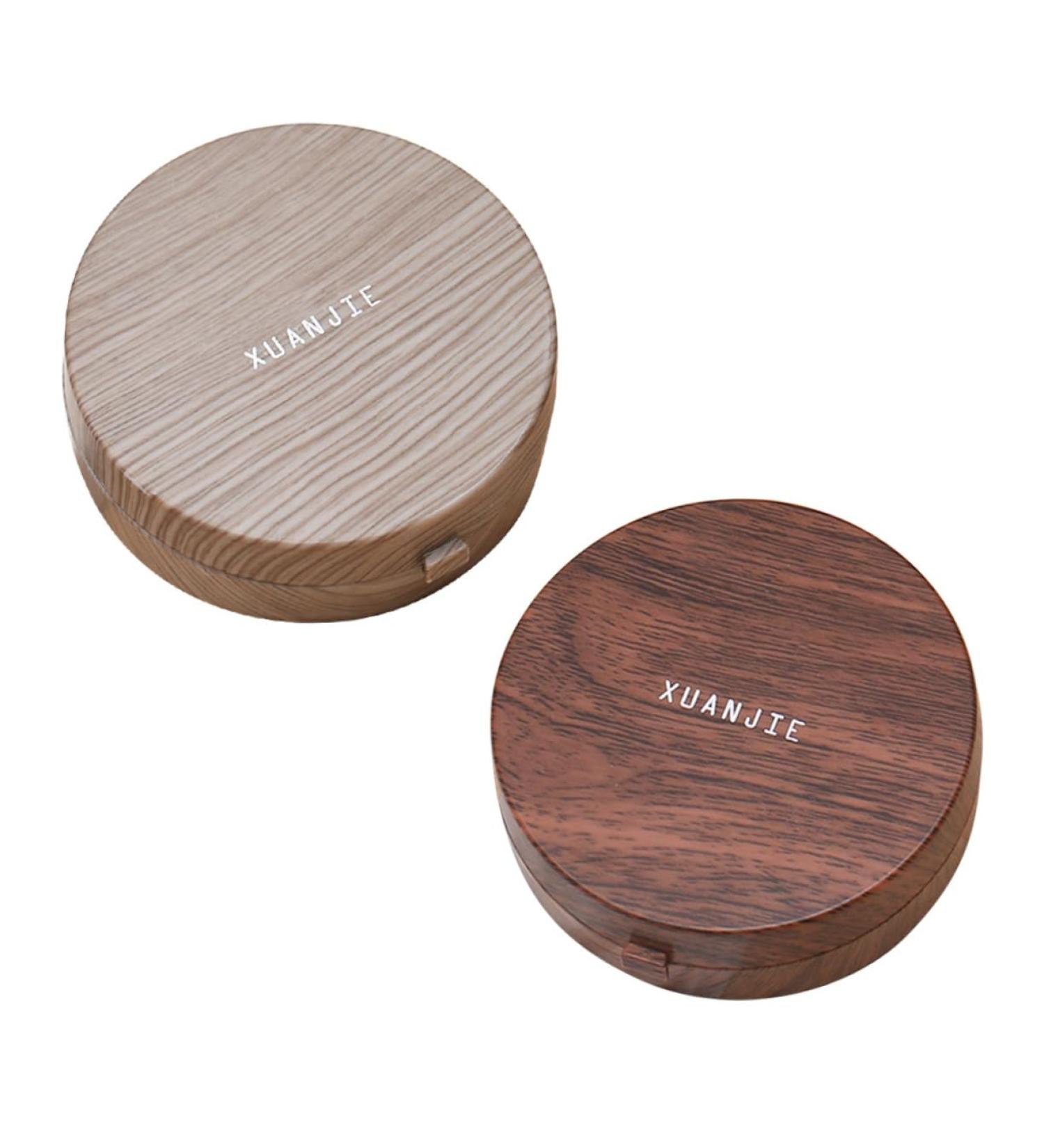 Lurrose Contact Lens Container Set - Creative Wooden Case for Colored Lenses - Travel Sleeve 7.5x7.5cm - Best for International Shipping - Buy Online on GoSupps.com