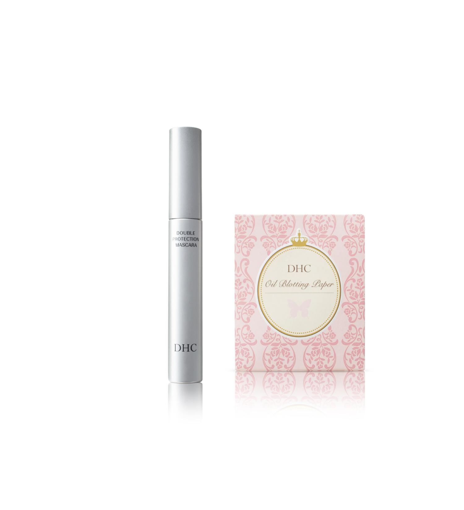 DHC Mascara Perfect Pro Double Protection 0.17 oz. (5 g) Net wt. and Blotting Paper (100 sheets) - Buy Online on GoSupps.com