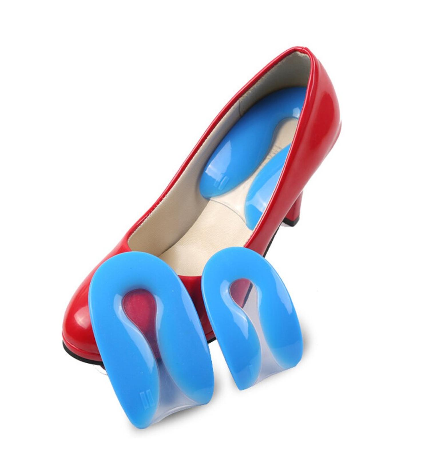 Silicon Gel U-Shaped Heel Cup for Plantar Fasciitis Relief - Elandy Heel Pad - Buy Online on GoSupps.com