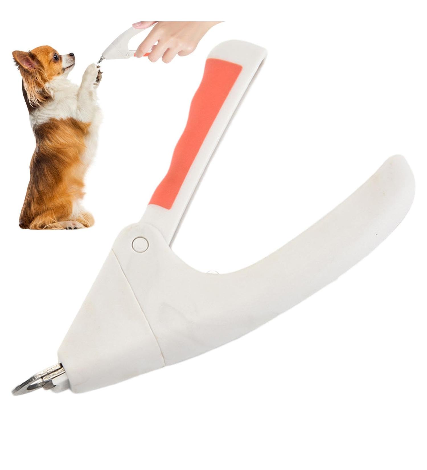 Mimoqk Pet Nail Clippers Pet Nail Clippers and Nail Clippers Stainless Steel - Pet Grooming Tool - Dog Nail Clipper White - Buy Online on GoSupps.com