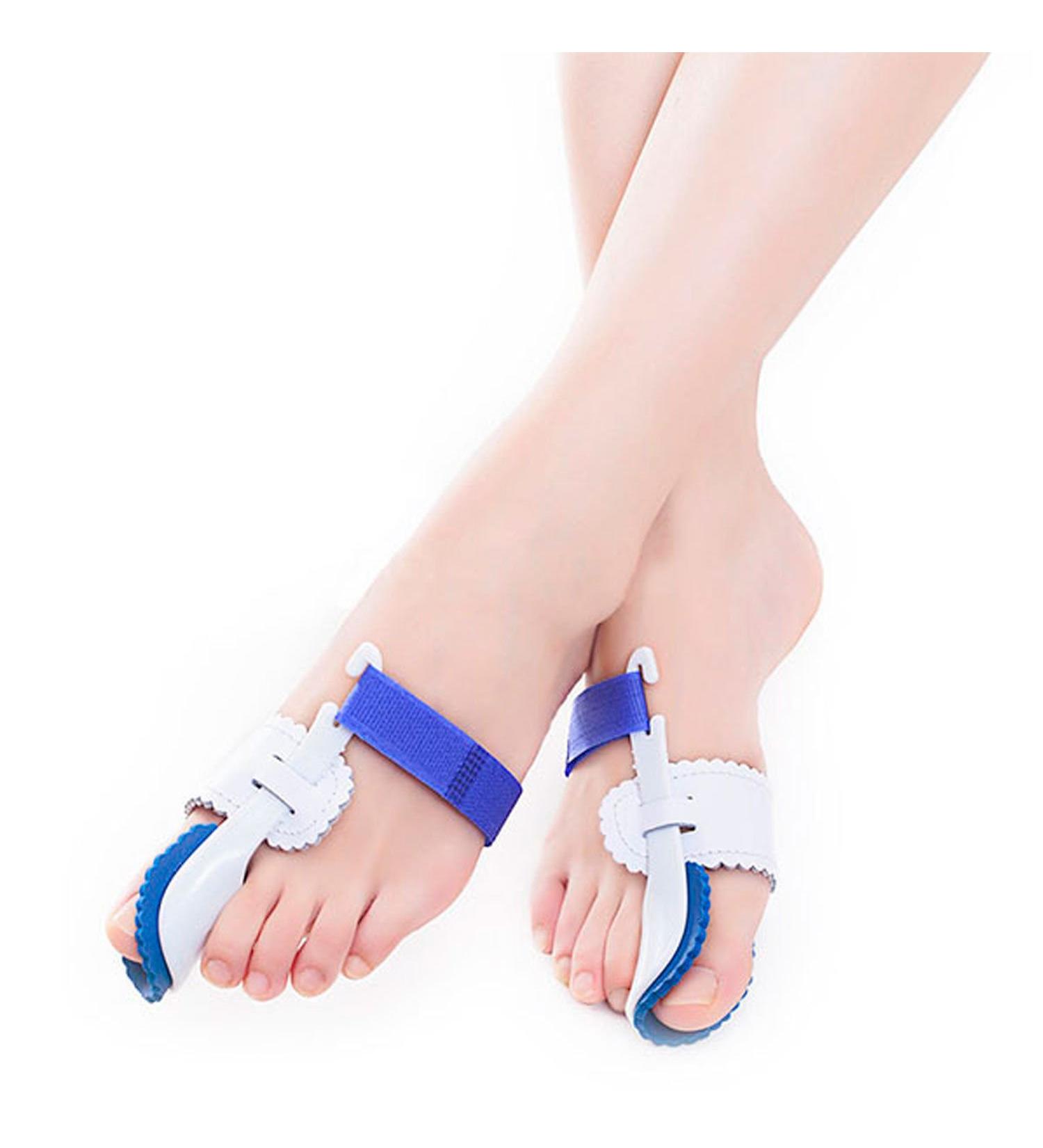 Healifty Hallux Valgus Correction Toe Spreader - Pain Relief Splint (White Blue) | International Shipping Available - Buy Online on GoSupps.com