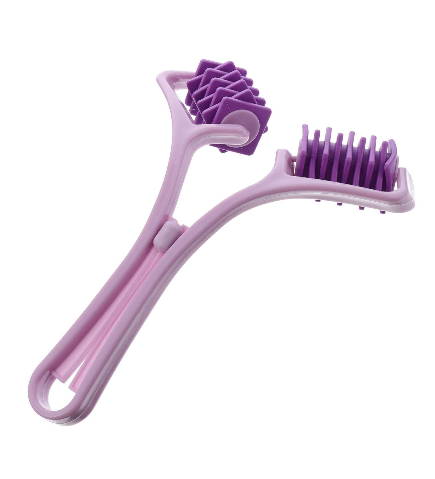 Buy Inoomp 1PC Leg Handle Elbow Muscle Massage Tool - Myofascial Relief for Arm Neck and Shoulders - Purple Self-Massage Stick (20x15x6cm) - International Shipping Available - Buy Online on GoSupps.com