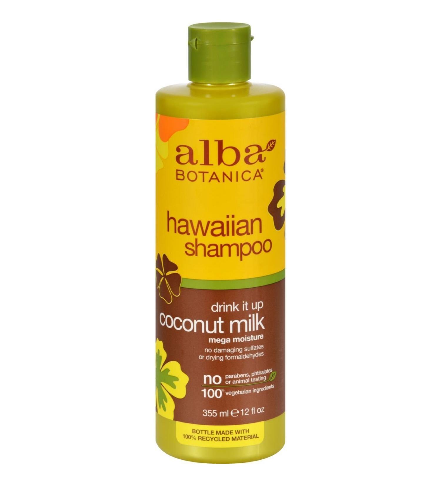 Natural Hawaiian Shampoo Drink It Up Coconut Milk - 12 fl oz by Alba Botanica