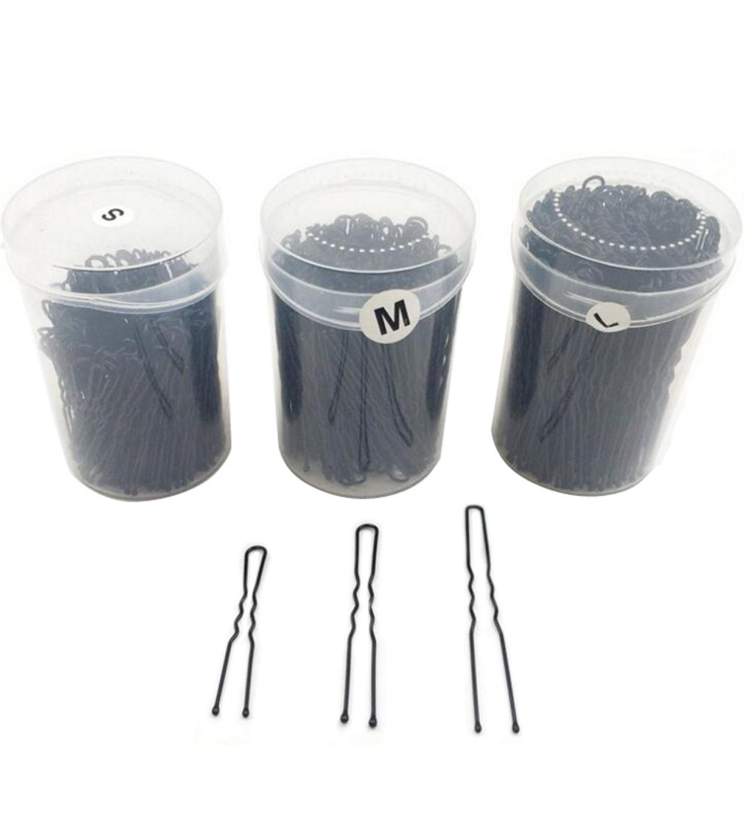 1 Box Bobby Pins Black Waved U Shaped Hair Pins Bun Pins Hair Slides Grips Hair Accessory Perfect for Buns Up-Dos and More (2 Inches-5.2cm) - Buy Online on GoSupps.com