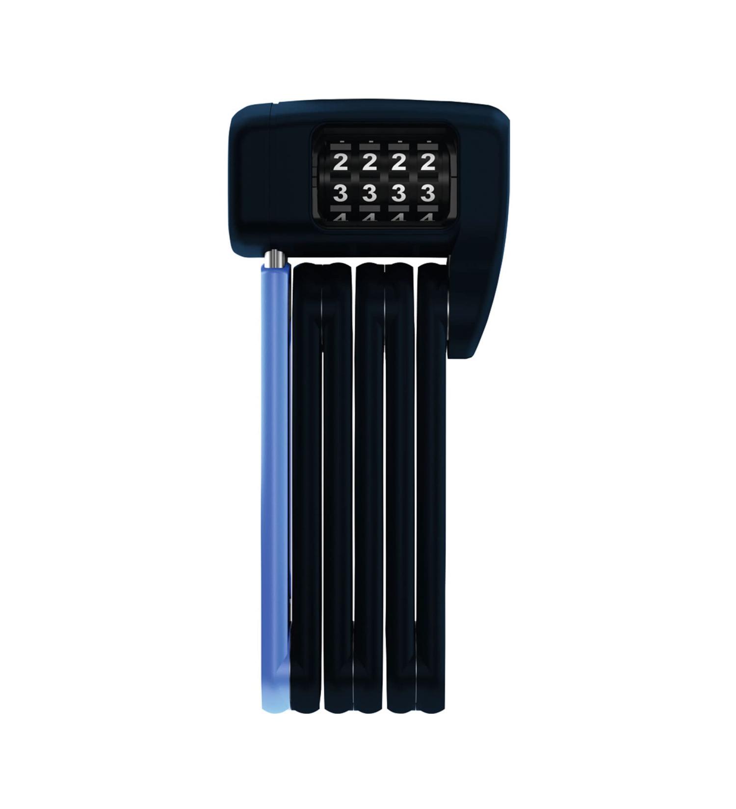 Abus Bordo Lite 6055C Folding Lock - Extra-Light Number Lock 60cm - Security Level 7 - Black/Blue | International Shipping - Buy Online on GoSupps.com
