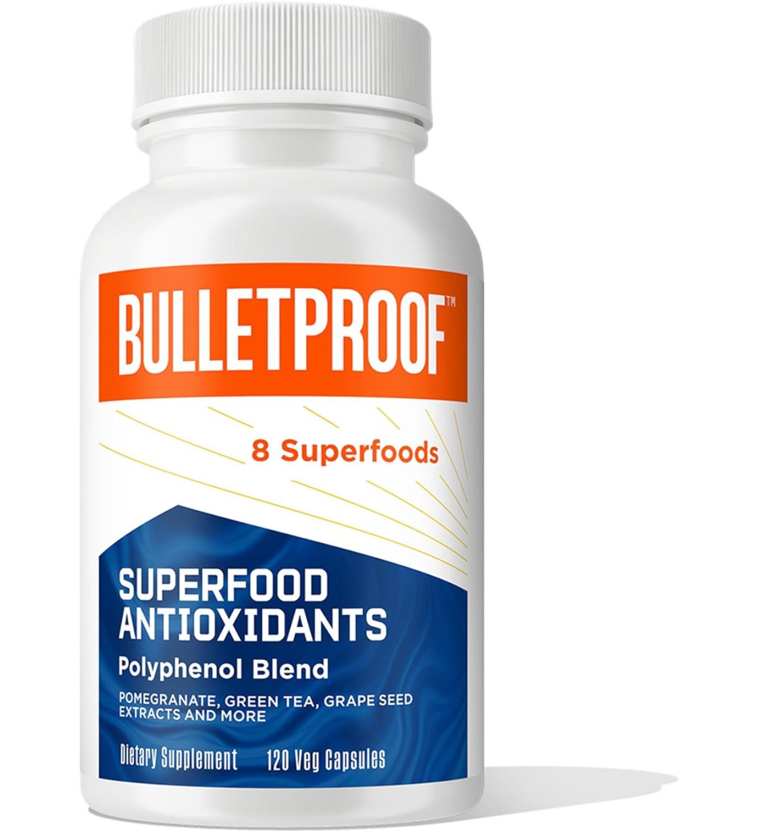 Bulletproof Polyphenomenal Antioxidant Support Capsules - 120 Capsules for Healthy Aging - Buy Online on GoSupps.com
