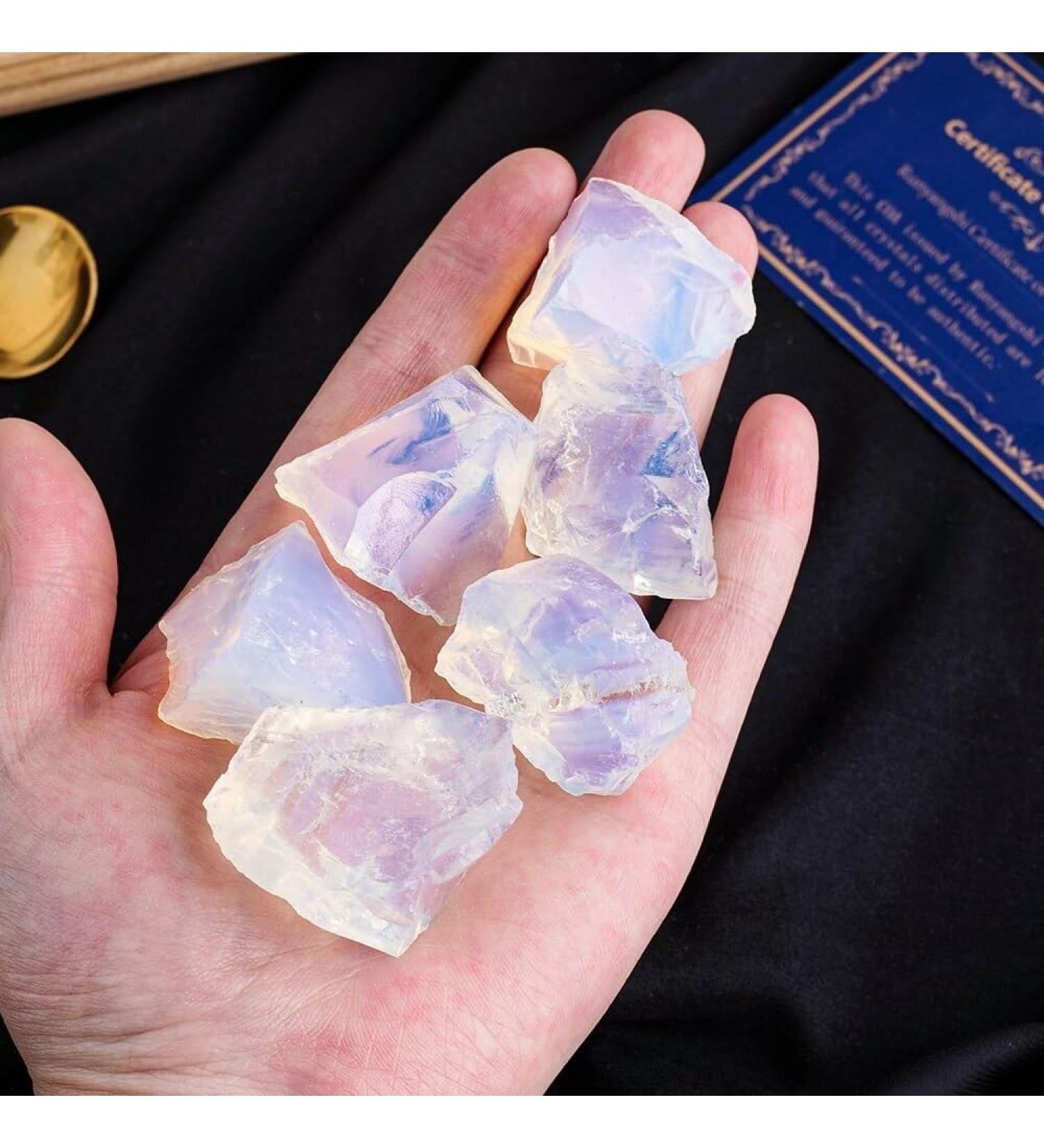 Natural Crystal Rough AtkitS 50G Stone Opalite Crystal Raw Stone Quartz Crystal Rough Stone Collection Decoration - Buy Online on GoSupps.com