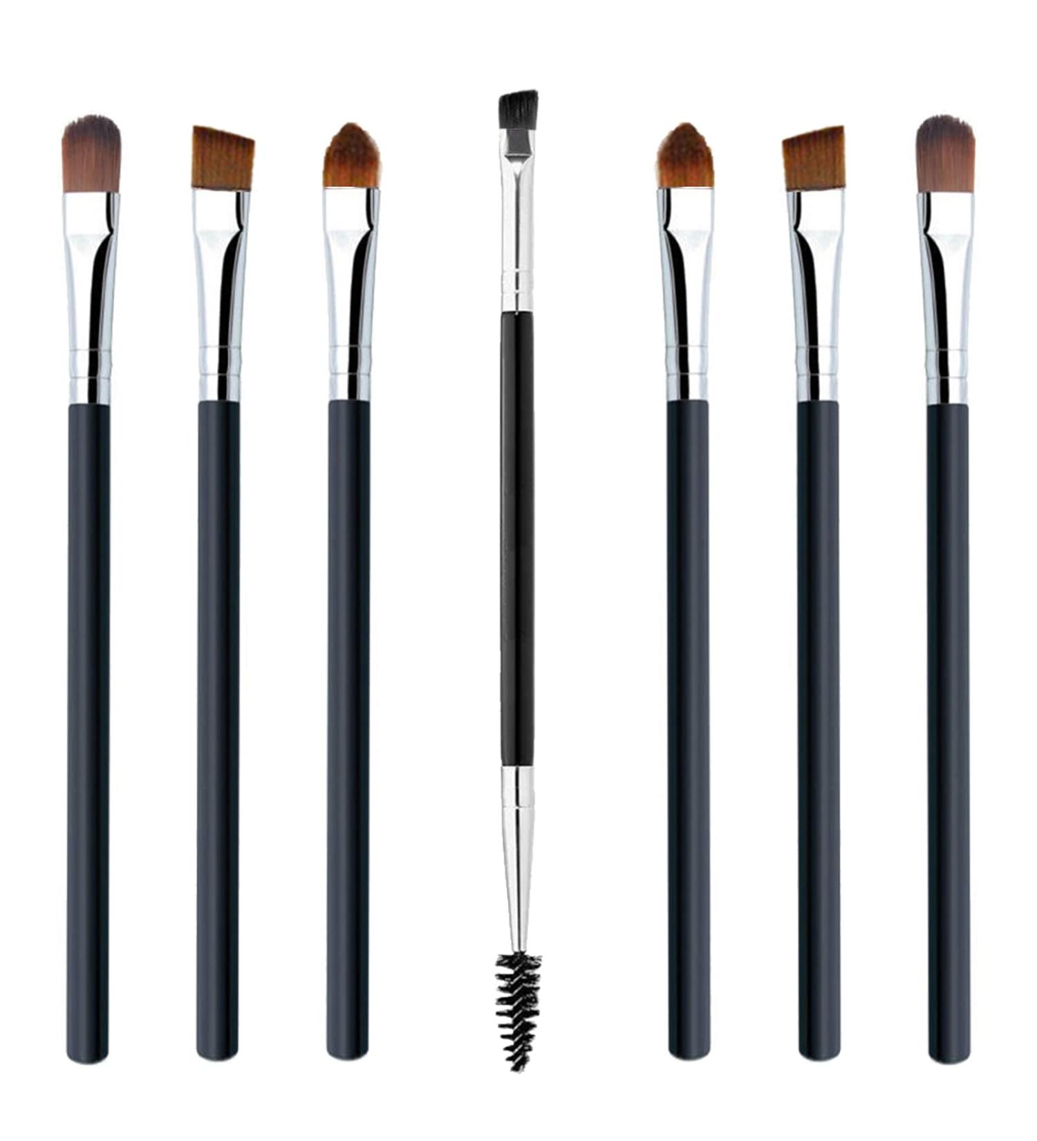 WanFengXue 7-Piece Professional Eyebrow Brush Set for Precise Eyeshadow Blending and Defining - Buy Online on GoSupps.com