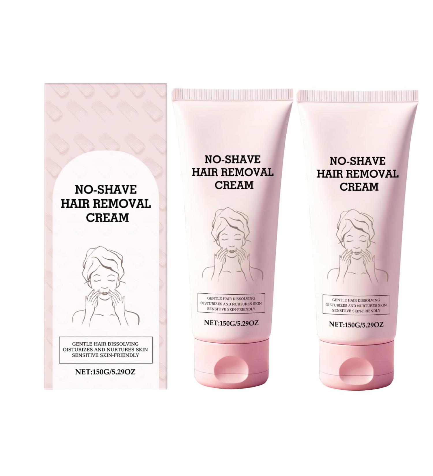  Generisch Pack of 2 gentle hair removal creams contains natural ingredients gentle formula does not irritate the skin suitable for the body legs underarms and bikini area - Buy Online on GoSupps.com