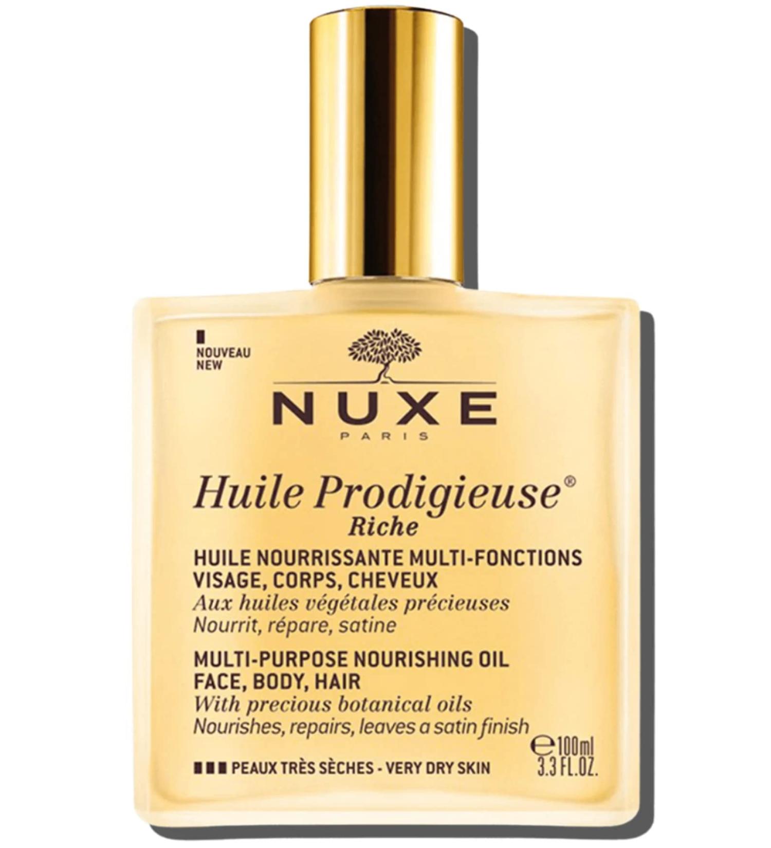Huile Prodigieuse Riche 100ml - Nourishing Multi-Use Oil for Body Hair & Face | International Shipping Available - Buy Online on GoSupps.com