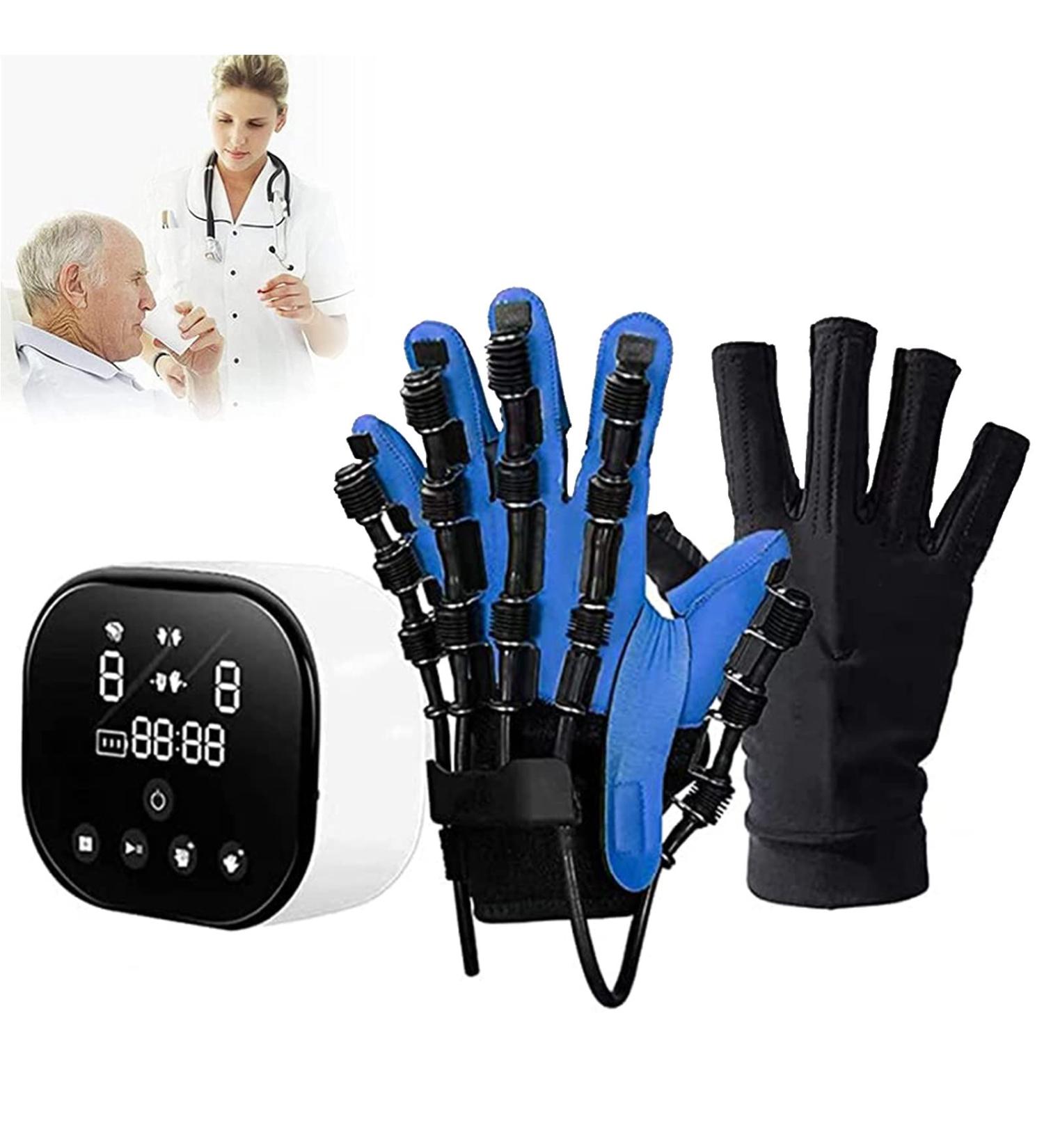 Rehabilitation Robot Gloves Hemiplegia Finger Rehabilitation Training Device Hand Splints Gloves Finger Straightening Protector Orthotic Stroke Hand Splint Glov Righthand Medium - Buy Online on GoSupps.com