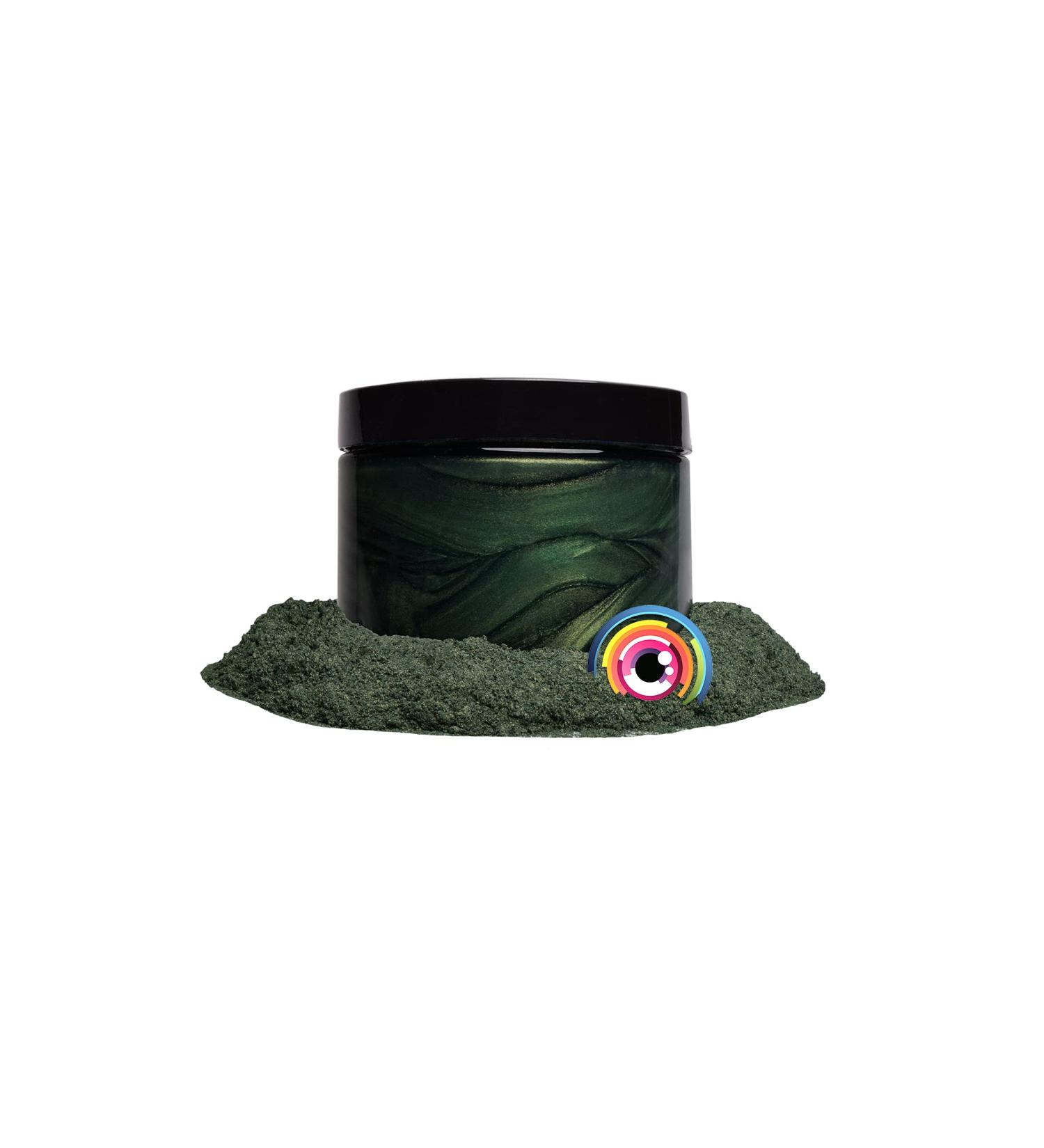 Eye Candy Premium Mica Powder Pigment Bonsai Green 50g - Multipurpose DIY Arts and Crafts Additive for Woodworking, Bath Bombs, Resin, Paint, Epoxy, Soap, Nail Polish - Buy Online on GoSupps.com