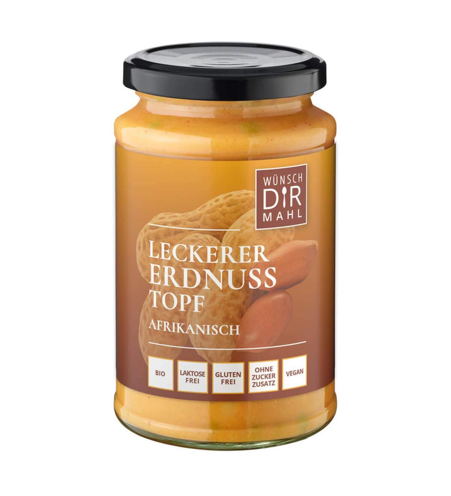 W nsch-Dir-Mahl Wish for a Meal African Peanuts 0.35 kg Pack of 8