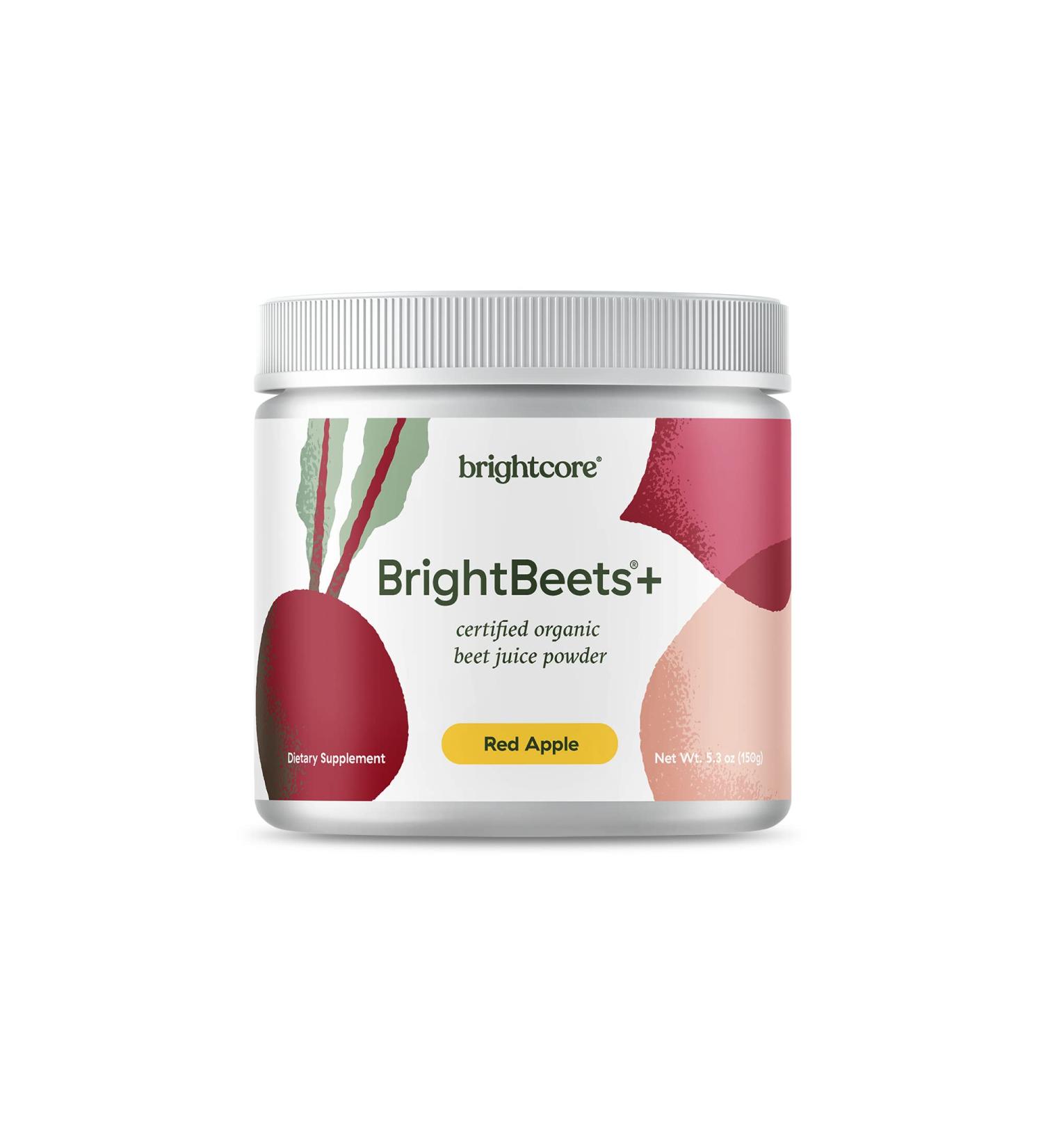 Brightcore Nutrition - BrightBeets Beet Powder Red Apple Flavor 150 Grams 30 Servings - Buy Online on GoSupps.com