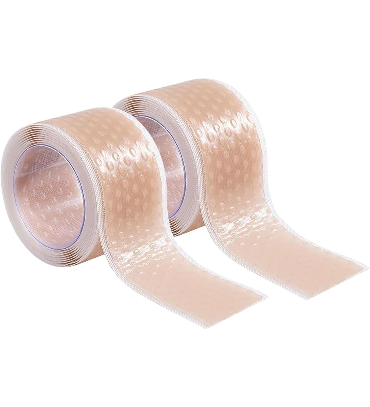 Blister Bandages & Heel Sticker Protectors - Silicone Gel Tape for Foot & Hand Blister Prevention | Waterproof Bubble Plasters (2 Rolls - Buy Online on GoSupps.com