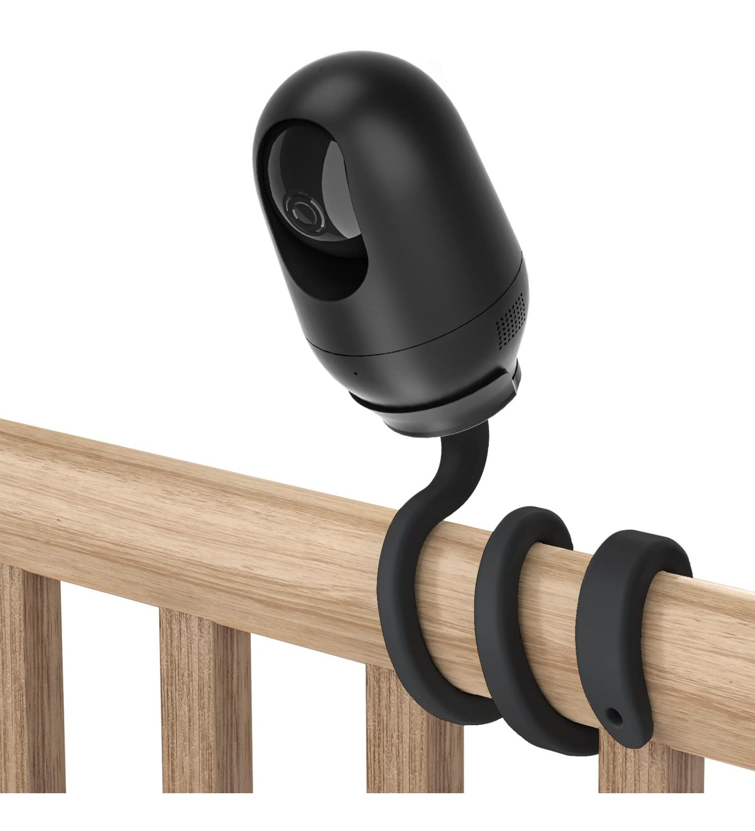 Holaca Flexible Baby Monitor Holder for Nooie 2K Surveillance Camera - Secure & Adjustable | WiFi Compatible (Black) - Buy Online on GoSupps.com